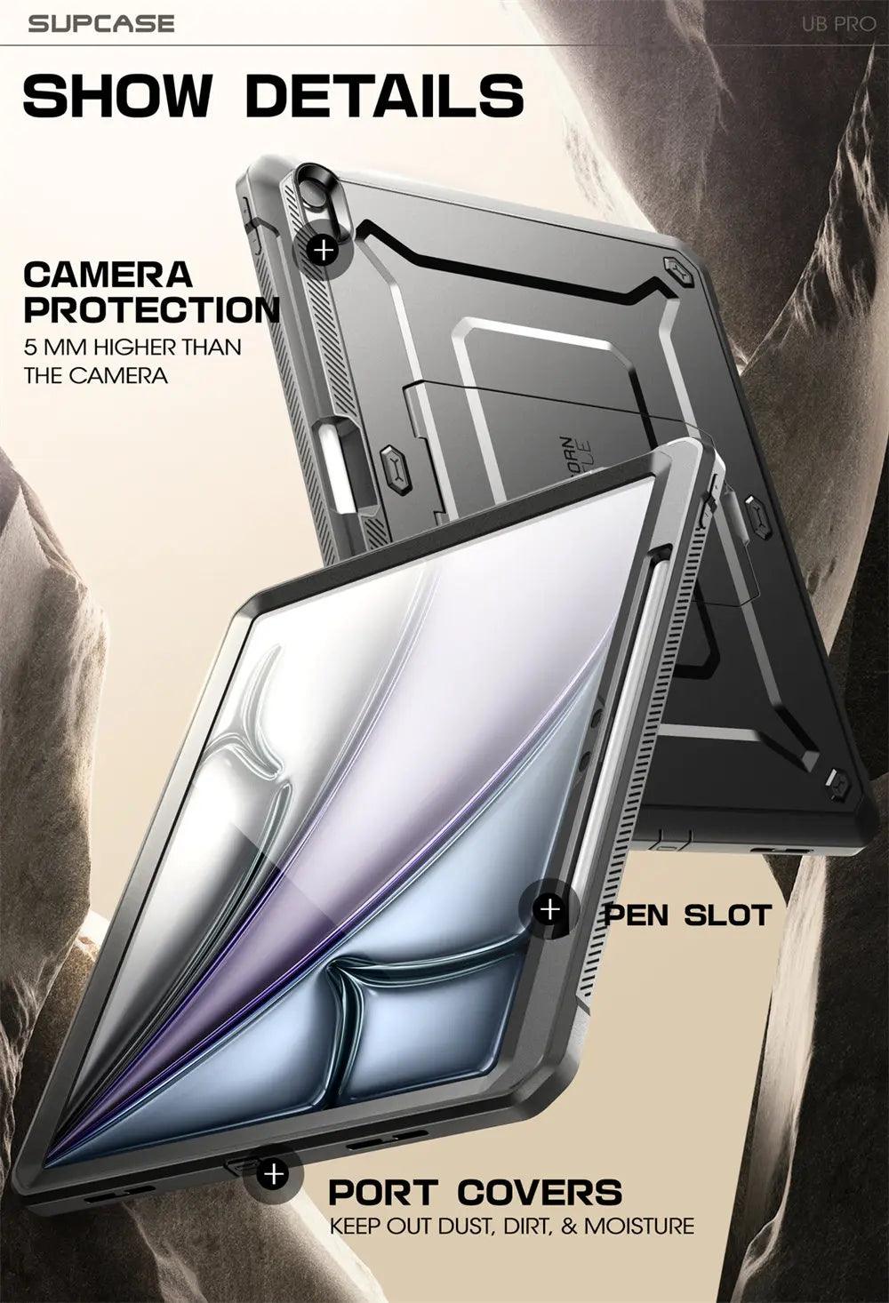 SUPCASE iPad Air 13 (2024) UB Pro Rugged Case - Shockproof Full-Body Protection Cover for iPad Air 13 2024 - Perfect for Outdoor, Travel & Work Use