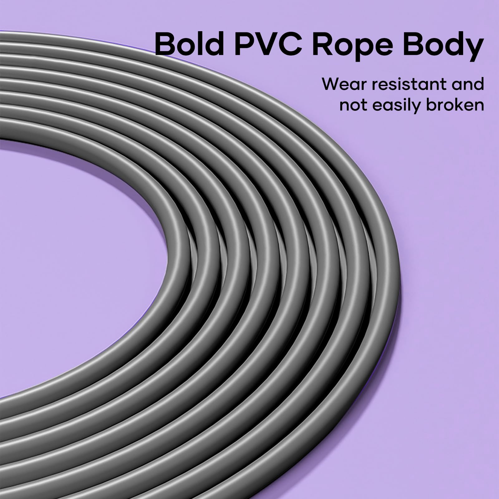 Adjustable Jump Rope with Ball Bearings - Tangle-Free Rapid Speed Steel Cable Skipping Rope for Men, Women & Kids - Foam Handles for Home Workouts, Fitness Training & Cardio Exercise | Perfect for CrossFit, Boxing, Weight Loss & Indoor/Outdoor Fitness