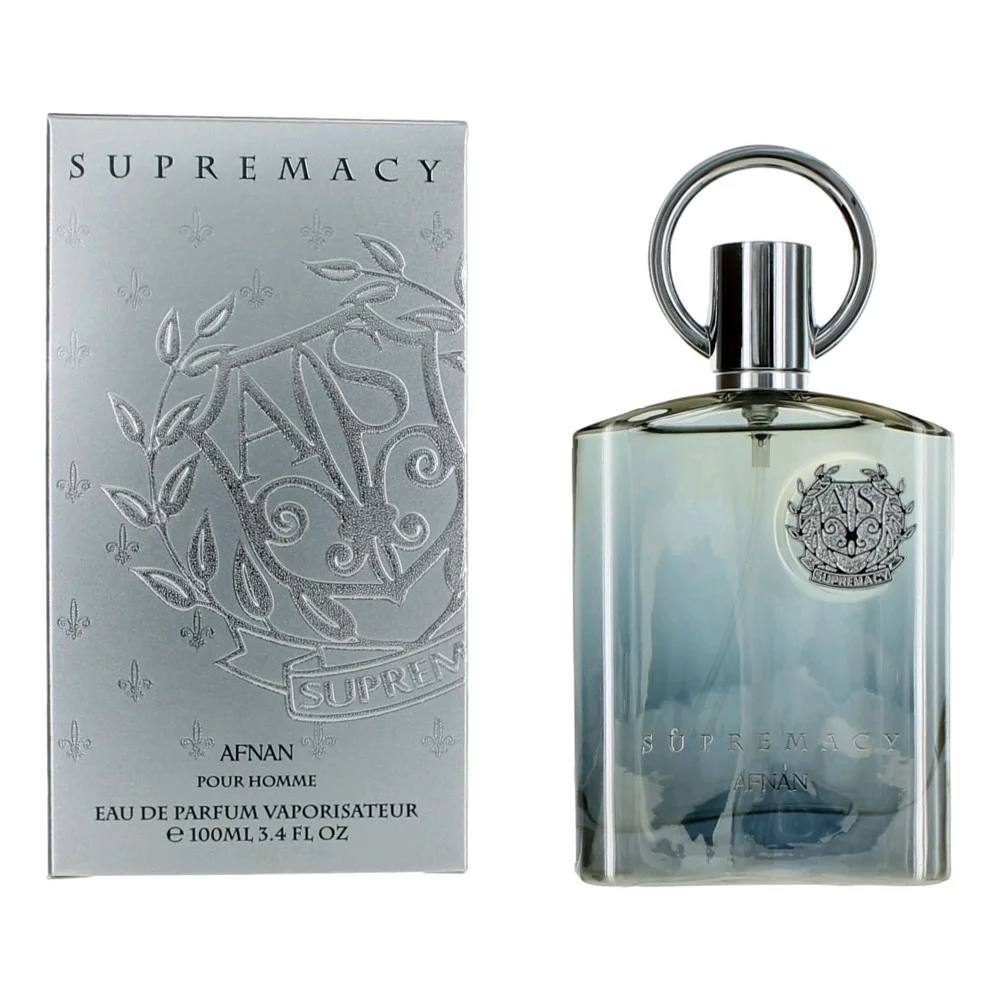 Supremacy Silver Eau de Parfum 100ml for Men - Long Lasting Luxury Fragrance for Date Night, Office & Special Occasions