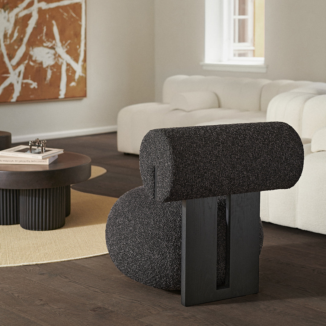 Modern Hippo Lounge Chair - Comfortable & Stylish Accent Chair for Living Room, Bedroom, or Office - Perfect for Relaxing, Reading, or Napping