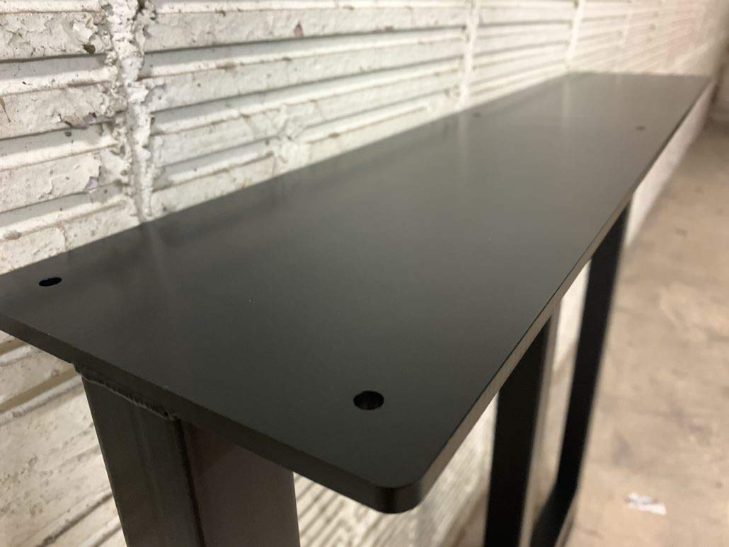 Premium Thurman 2.0 Steel Table Legs - Handcrafted in USA - Heavy Duty Support for Dining Tables, Workbenches & Industrial Furniture