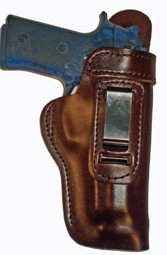 Taurus PT92 IWB Holster - Right Hand Concealed Carry Gun Holster for Taurus PT92 with Slide Guard & Bodyshield | Durable Brown Leather | Perfect for Everyday Carry, Concealed Carry & Self-Defense