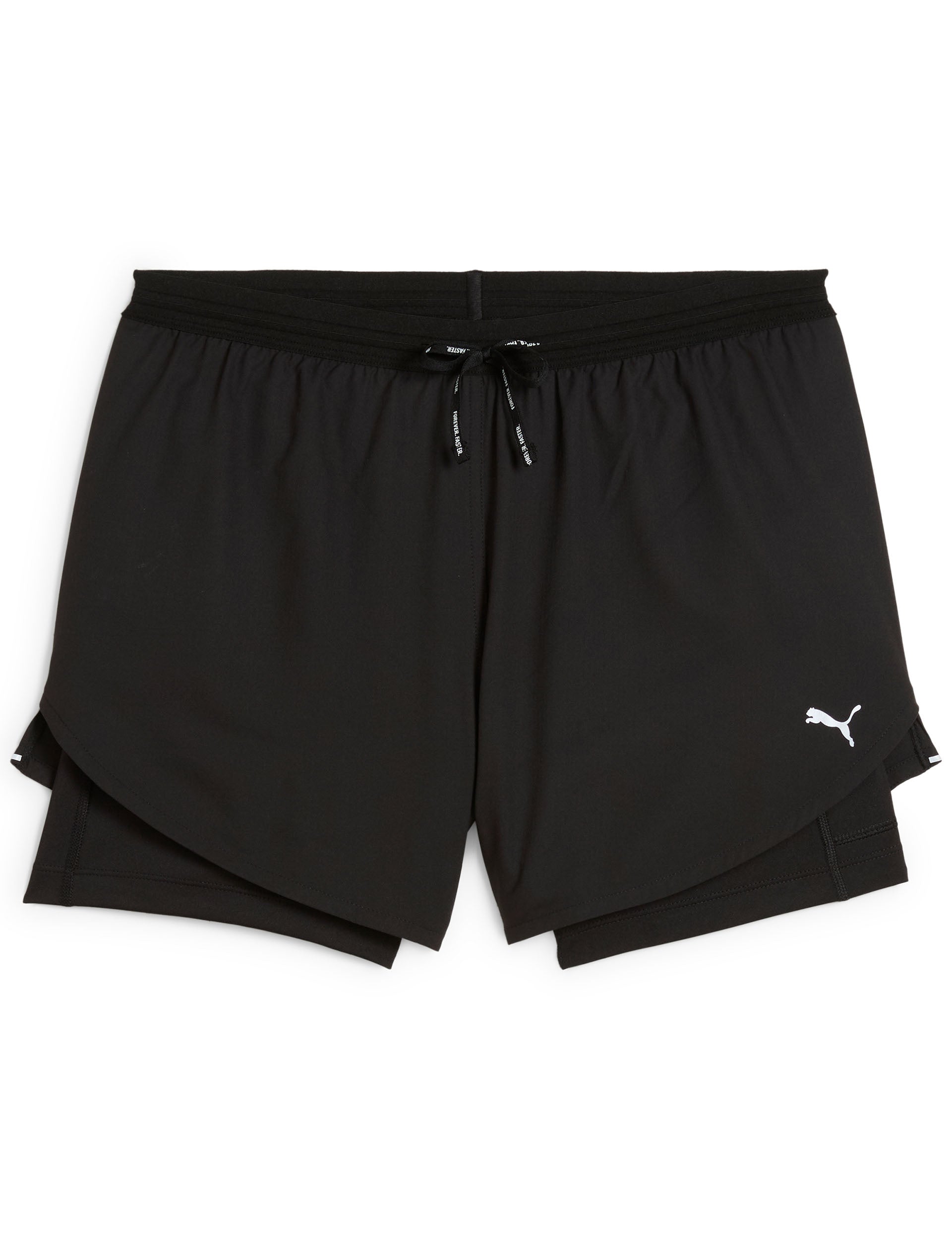 Run Ultraweave 2-in-1 Running Shorts with Built-in Liner - Black | Moisture-Wicking & Breathable for Men's Workout, Gym & Outdoor Sports