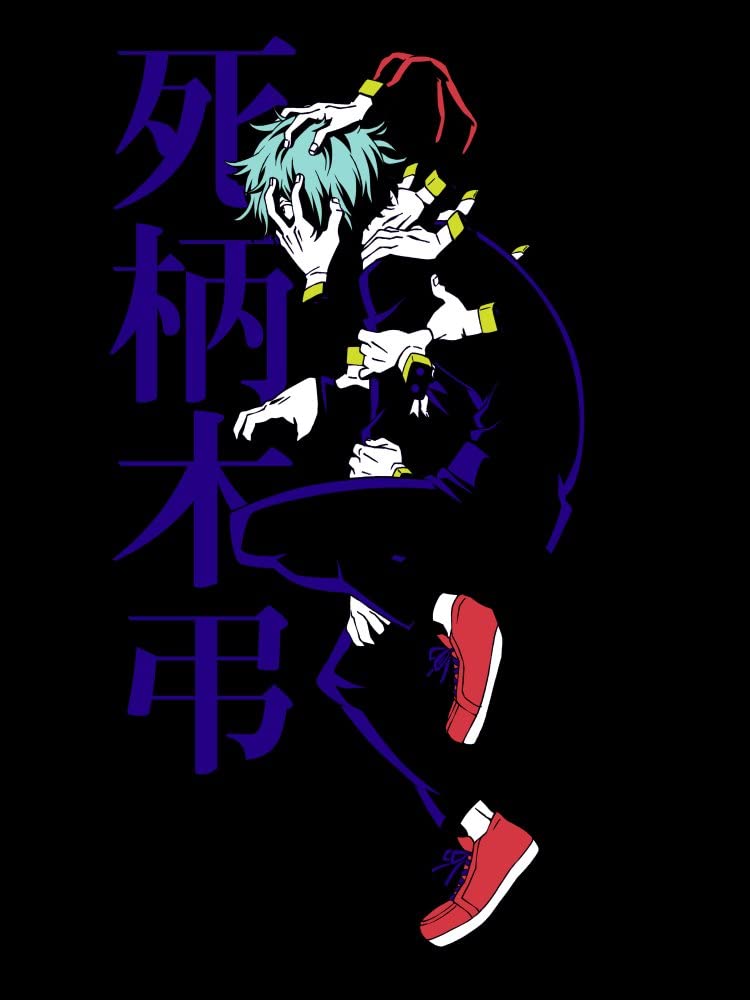 My Hero Academia Anime Tomura Shigaraki Character Black T-Shirt for Men - Casual Wear & Cosplay
