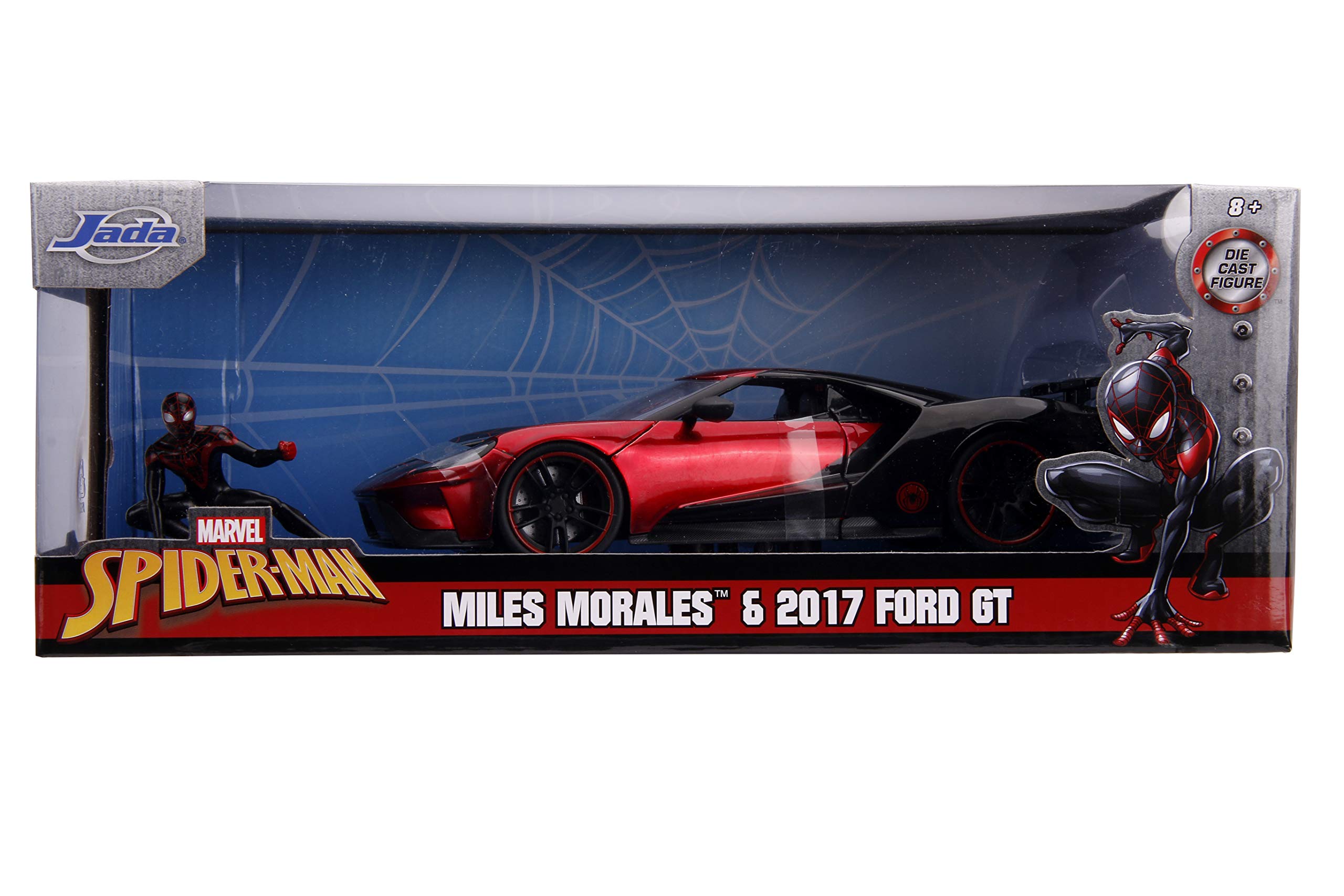 Jada Toys Marvel 1:24 Scale 2017 Ford GT Diecast Model Car with 2.75