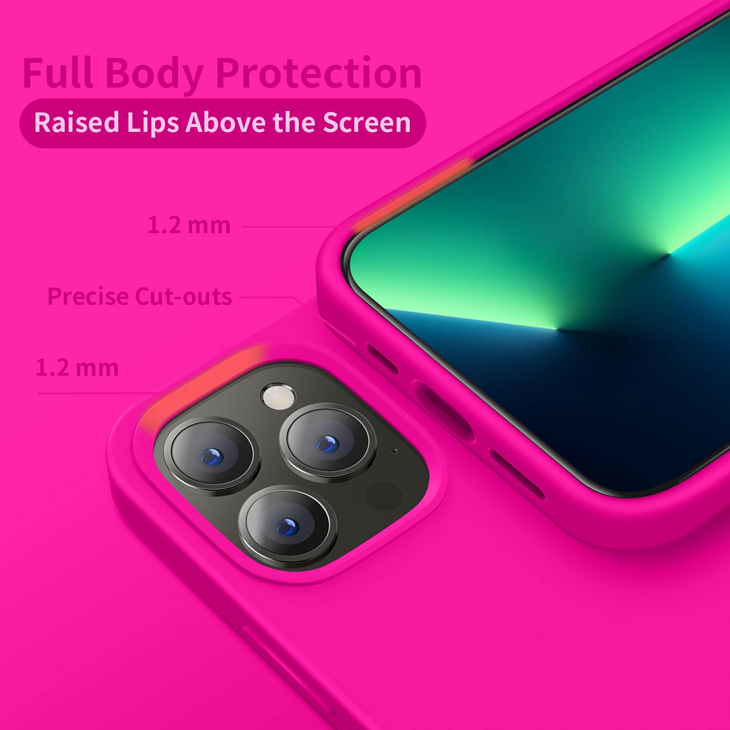 Premium Ultra Slim Shockproof Silicone Case for iPhone 13 Pro Max (6.7