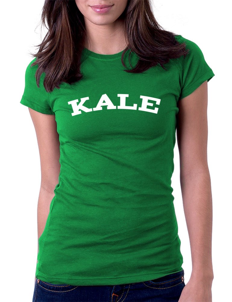 Gbond Women's Kale Tee T-Shirt - Soft Cotton Casual Short Sleeve Top for Everyday Wear, Workout & Lounge
