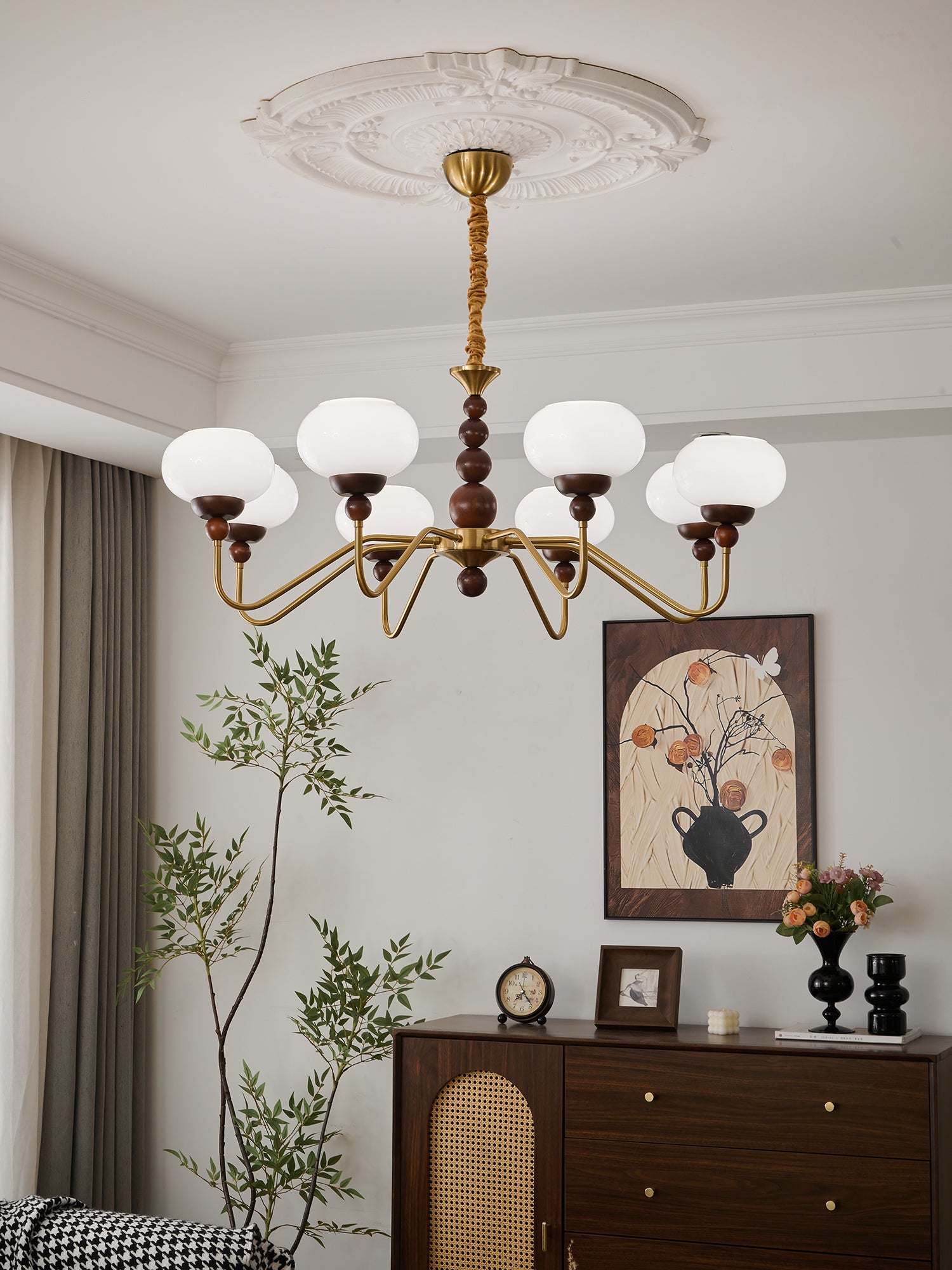Elegant Bellini Crystal Chandelier - Modern Luxury Ceiling Light Fixture for Dining Room, Bedroom & Living Room Decor