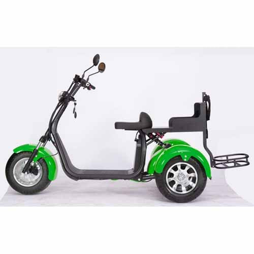 2000W 60V Electric Fat Tire Trike - 3 Wheel Scooter Moped Bike with Golf Rack, Similar to CityCoco Bike CT 3G - Perfect for Commuting, Golf Course Transport & Urban Adventure