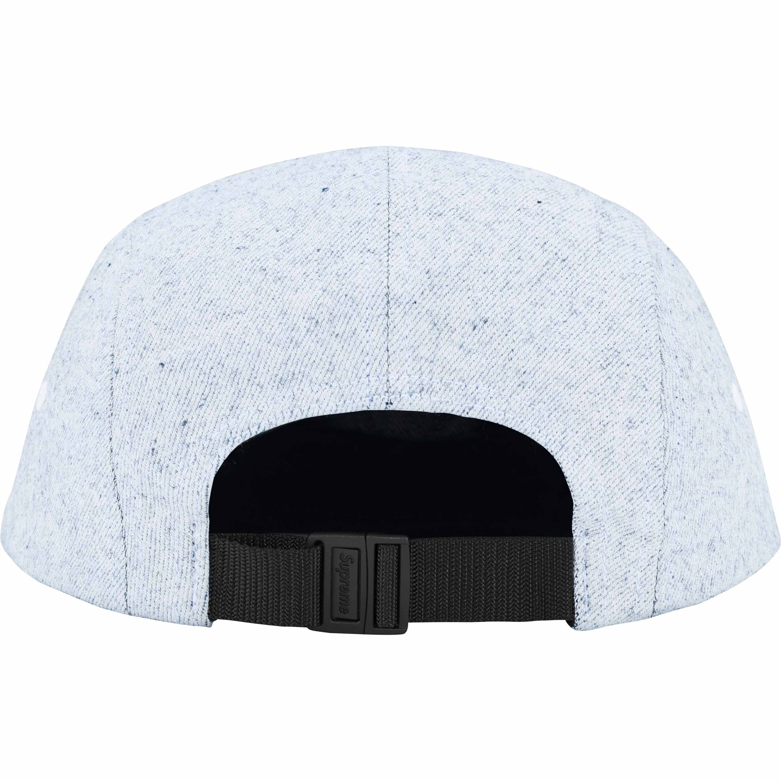 Supreme Coated Denim Camp Cap - Blue Washed Cotton Baseball Hat for Men & Women | Streetwear Fashion, Urban Style, Outdoor Activities