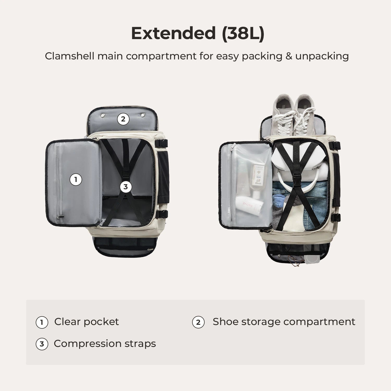 Blast Mesh Travel Backpack - Lightweight Durable Carry-On Backpack for Men & Women | Perfect for Air Travel, Hiking & Daily Commute