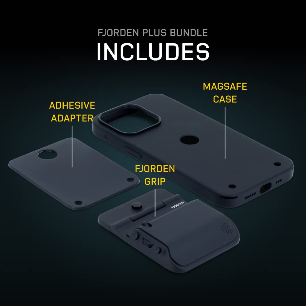 FJORDEN Plus Bundle for iPhone 12 Pro Max - MagSafe Compatible Camera Grip & Protective Phone Case - Professional Photography Accessories for Vlogging, Travel & Content Creation