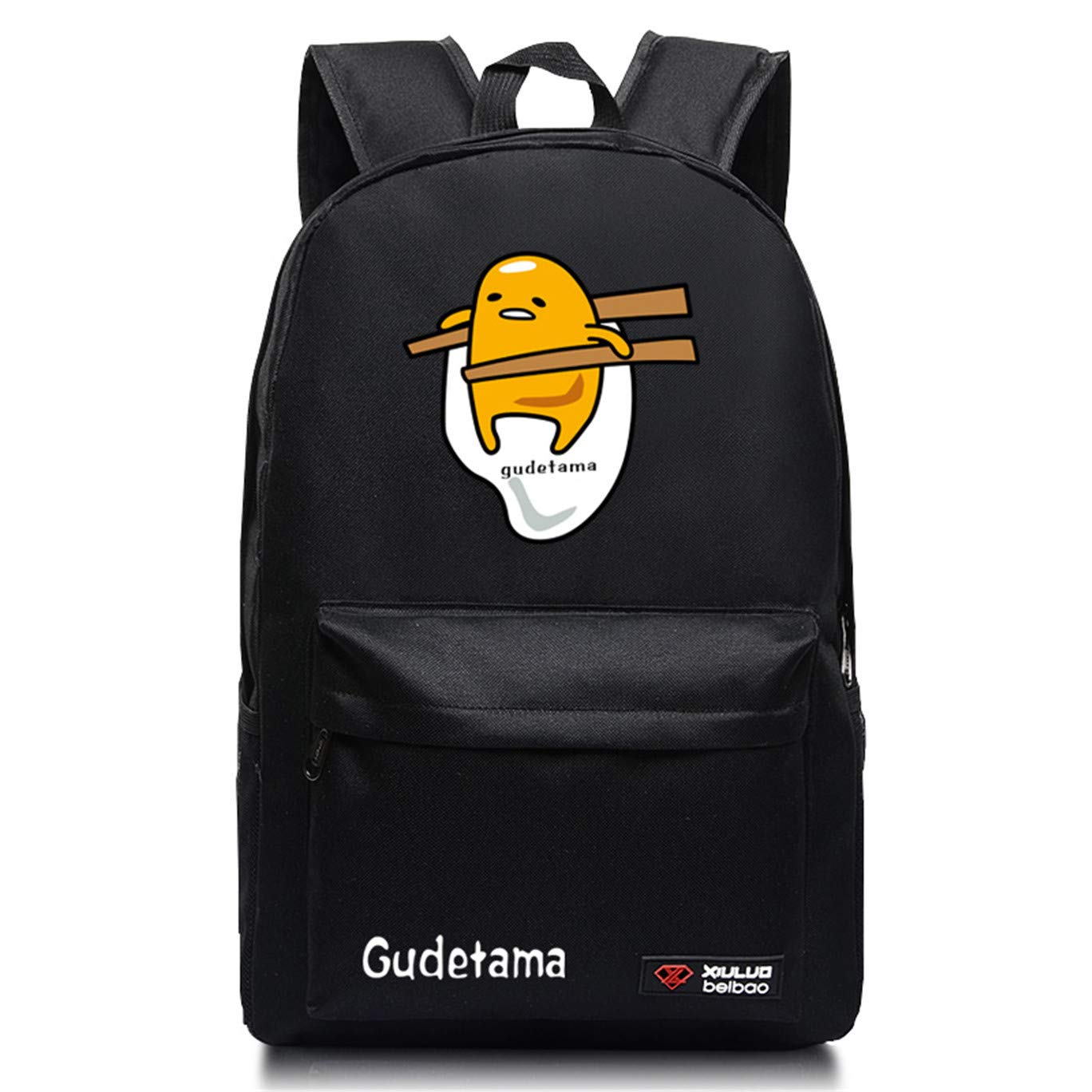 Unisex Kids School Backpack - Cute Gudetama Lazy Egg Design Travel Backpack for Boys & Girls | Perfect for Elementary School, Day Trips & Lightweight Carry