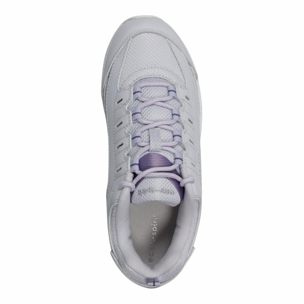 Easy Spirit Women's Romy39 Grey M Comfortable Walking Shoes for Women - Lightweight Slip-On Sneakers for Casual Wear, Travel & Everyday Use