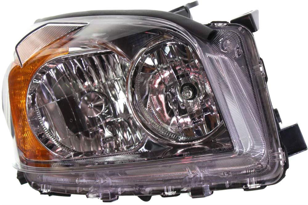 Go-Parts - CAPA-Certified Halogen Headlight Assembly for 2009-2012 Toyota RAV4 Sport Model (Right Passenger Side) - Perfect Replacement for North America Built RAV4 2010 2011 | Enhanced Night Visibility & Safety Driving