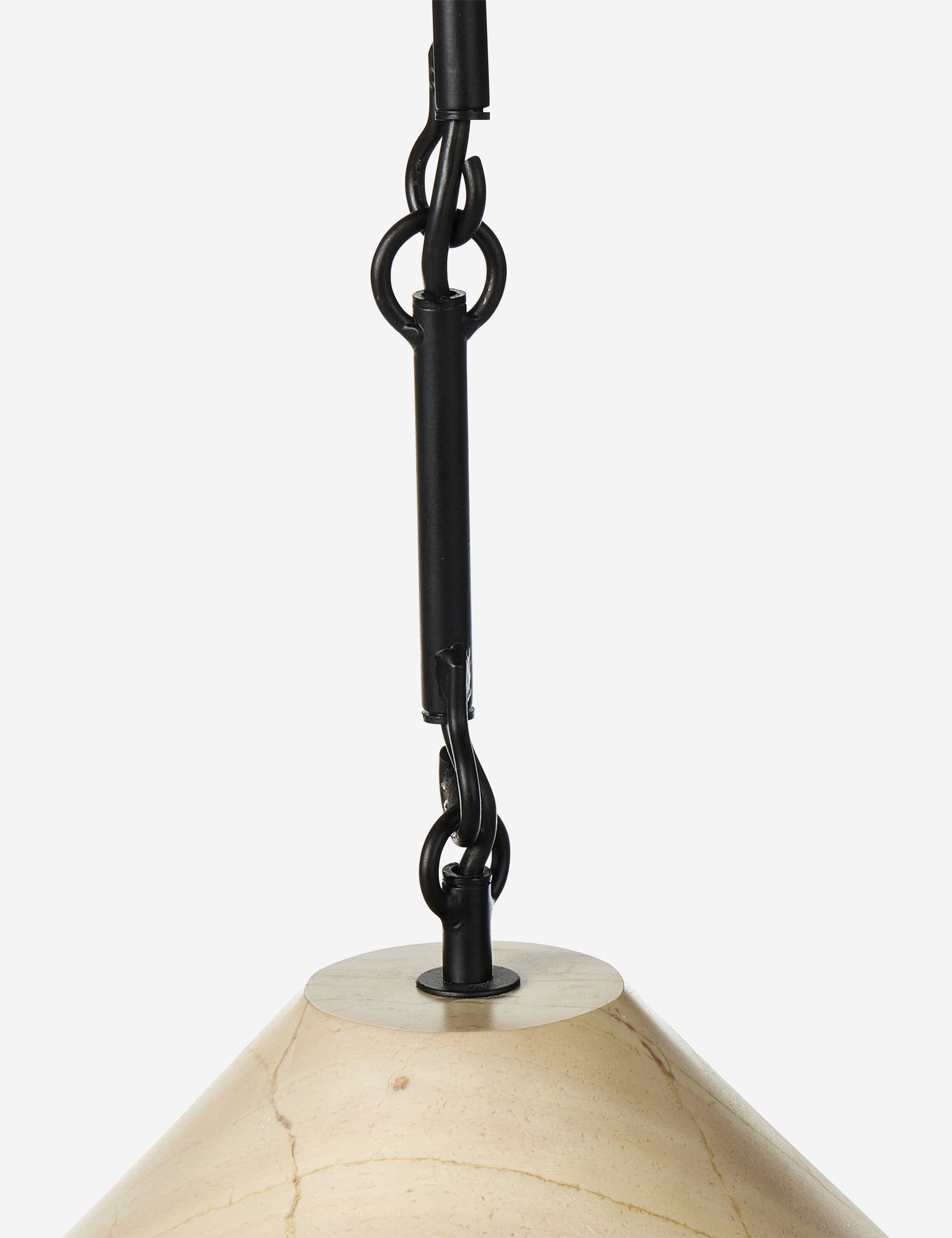 Amber Pendant Light - Modern Hanging Ceiling Fixture for Kitchen Island, Dining Room & Bedroom Lighting | Dimmable Amber Glass Shade with Adjustable Cord