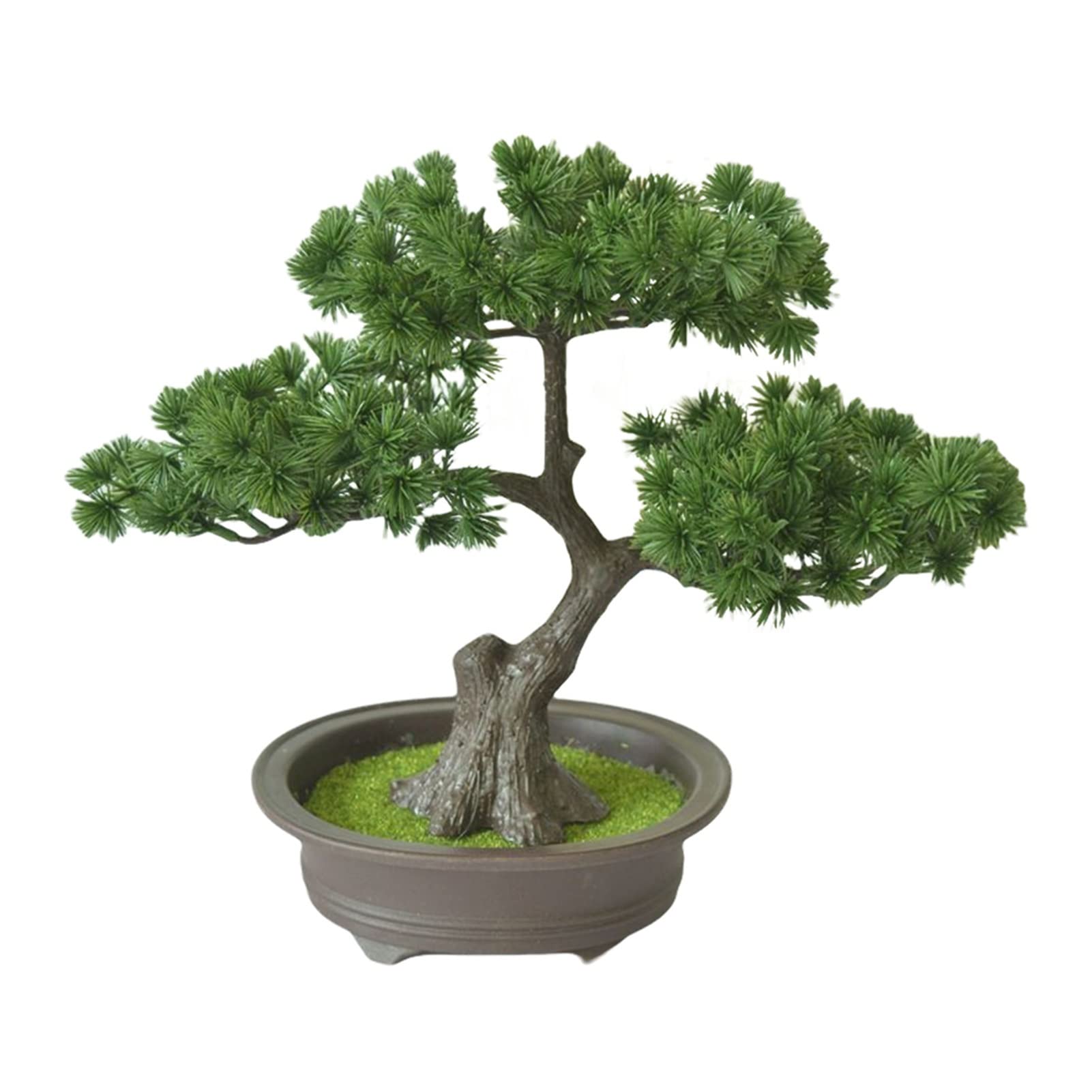 Realistic Mini Artificial Bonsai Tree - Fake Potted Plants for Office Desk, Home Decor, Garden Ornament | Perfect Gift for Housewarming, Wedding, Birthday | Desktop Display, Yard Decoration (Color: 2)