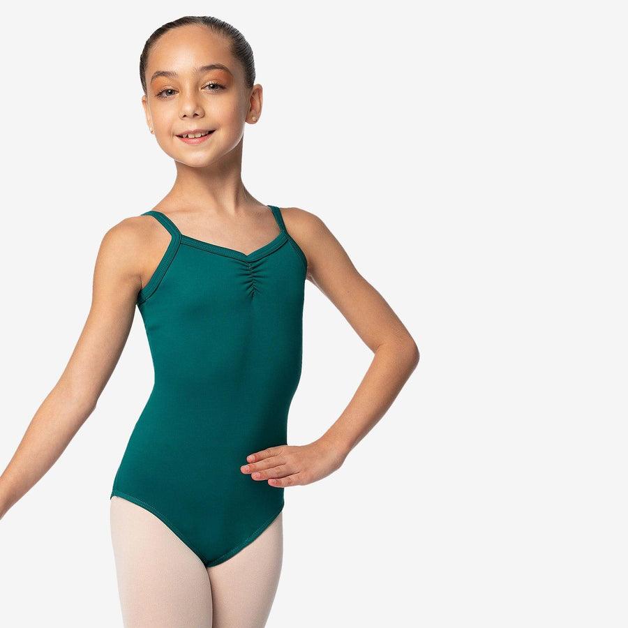 Só Dança Kids Pinch Front/Back Camisole Leotard - Ballet Dancewear for Girls, Perfect for Ballet Class, Recital & Performance
