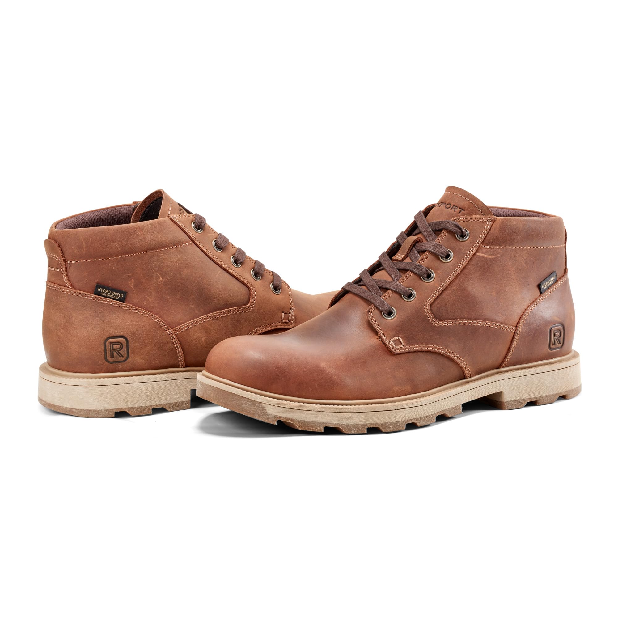 Rockport Men's Seamus Waterproof Ankle Boots - Comfortable Slip-Resistant Hiking Shoes for Outdoor Walking & Winter Weather Protection