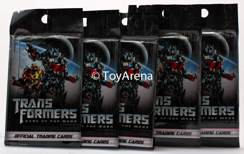Transformers Dark of The Moon Official Trading Cards Game - 5 Sealed Pack by Hasbro | Collectible Card Game for Fans & Strategy Gamers