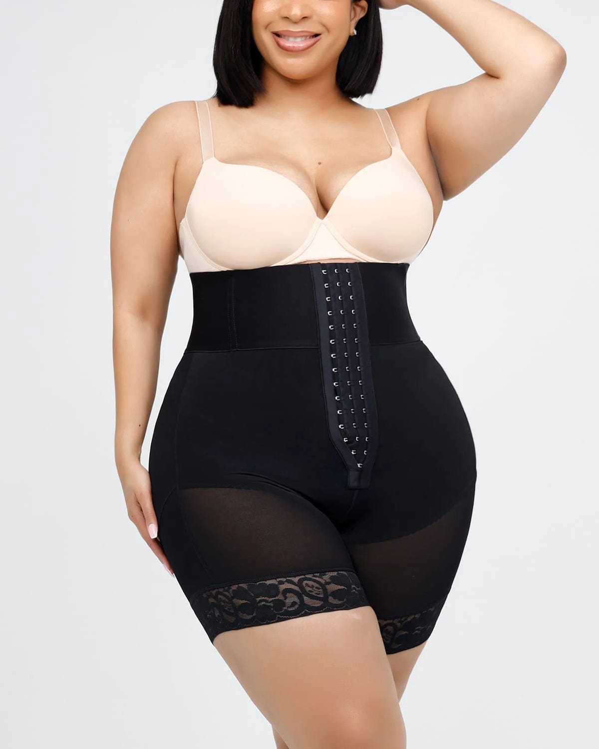 AirSlim® Plus Curve High Waist Shaping Shorts for Women - Tummy Control & Butt Lifting Workout Shorts - Perfect for Yoga, Gym & Everyday Wear