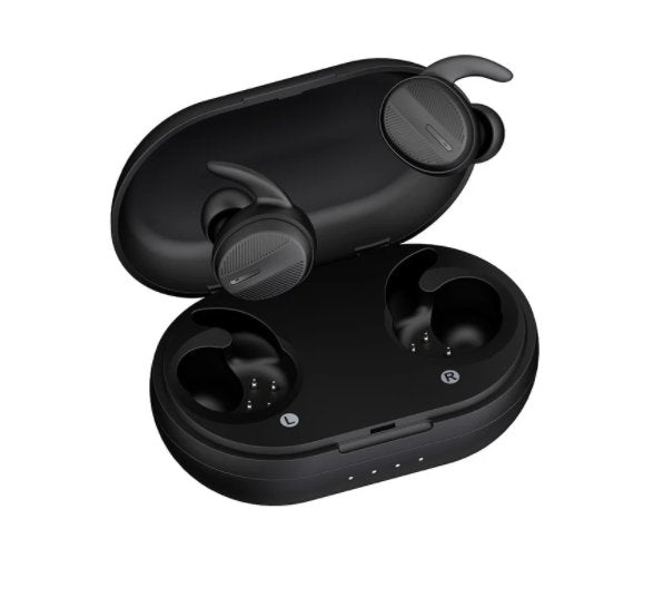 BlueAnt PUMP AIR X Wireless Earbuds - Black | Bluetooth 5.0, 30H Playtime, IPX7 Waterproof for Gym, Running & Travel