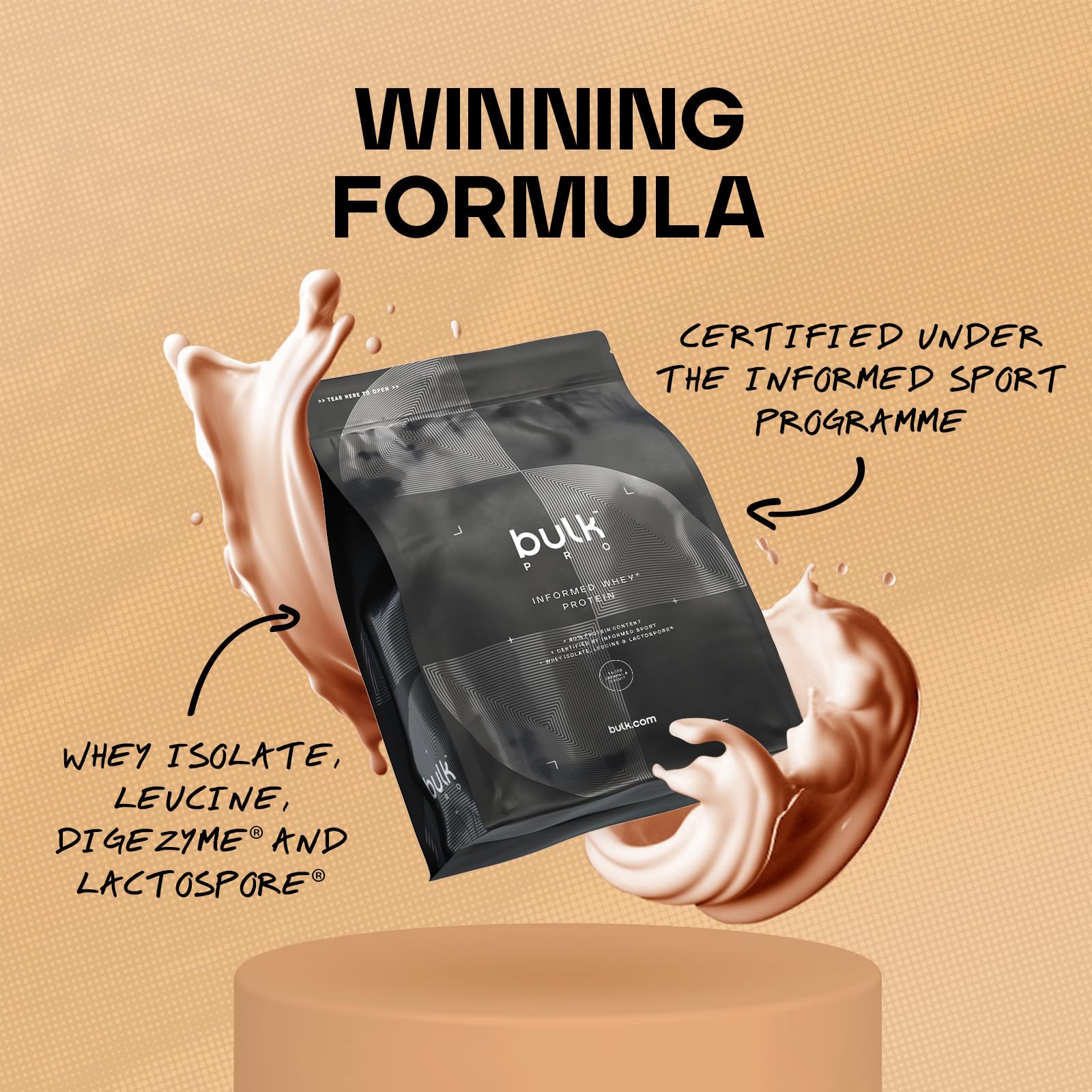 Premium Whey Protein Isolate Powder - 5lb Bulk (Salted Caramel & Walnut) with Digestive Enzymes for Muscle Recovery | Post-Workout Shake, Meal Replacement & Healthy Snack for Athletes & Fitness Enthusiasts