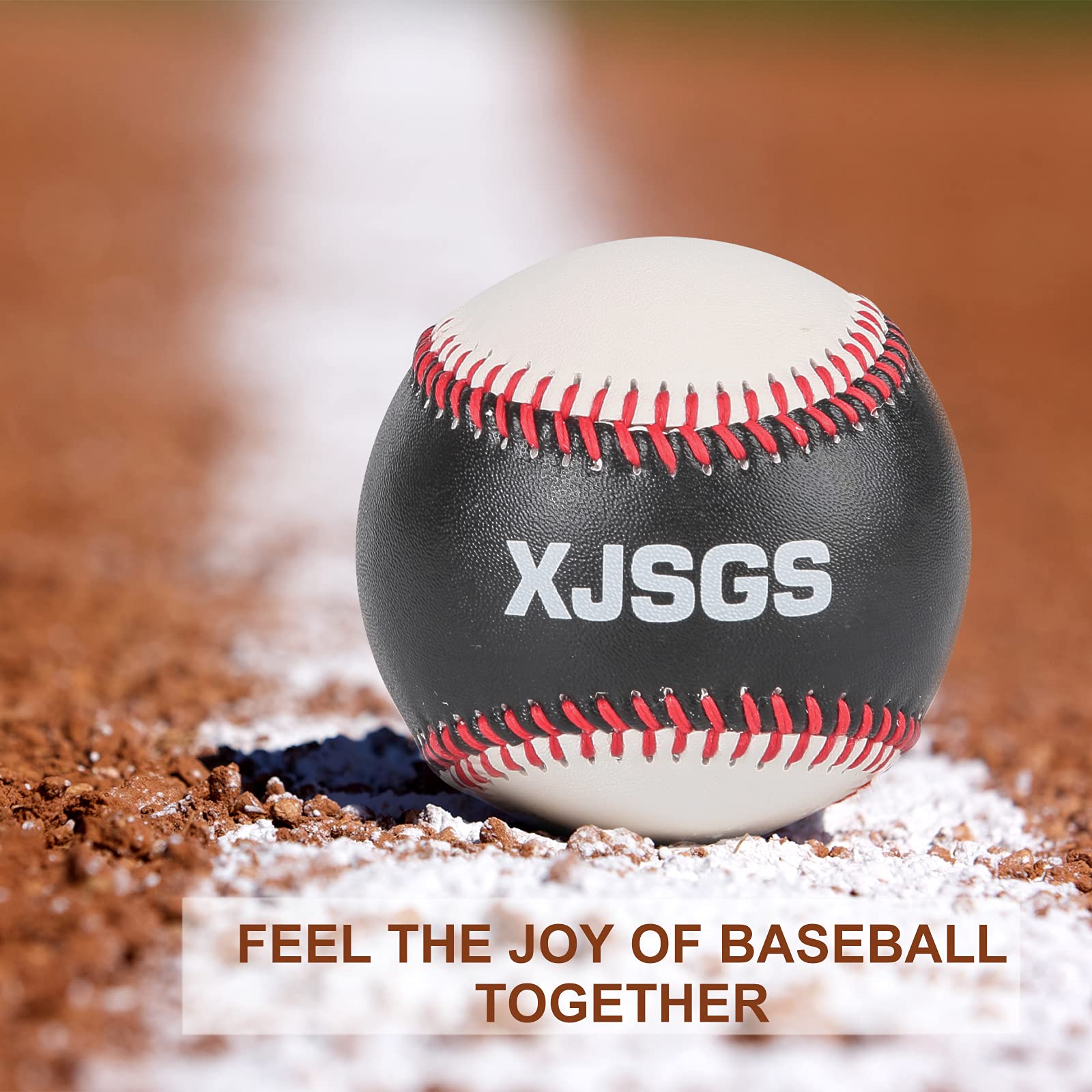 Official League Baseballs for Recreational Use - 9 Inch Standard Size Practice Baseballs for Indoor & Outdoor Training, Games & Sports Activities