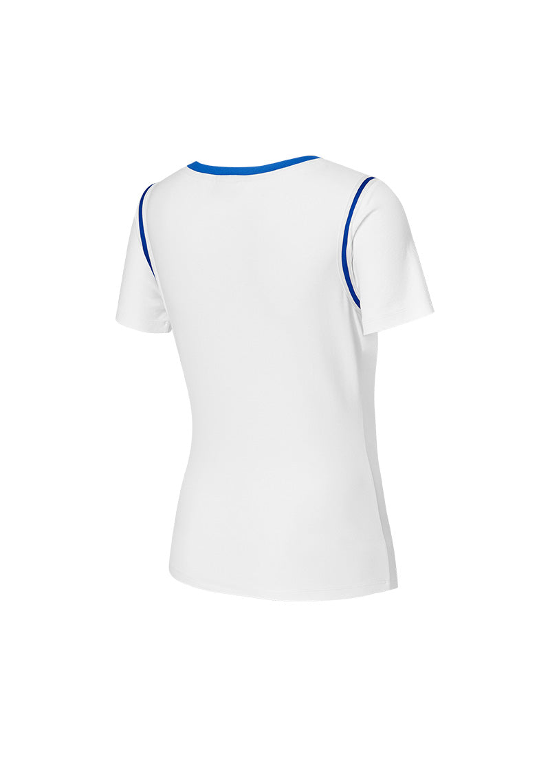 Stylish Line Trim Slub Short Sleeve T-Shirt for Men & Women | Breathable Cotton Casual Top | Perfect for Summer Outfits, Beach Wear, and Everyday Comfort