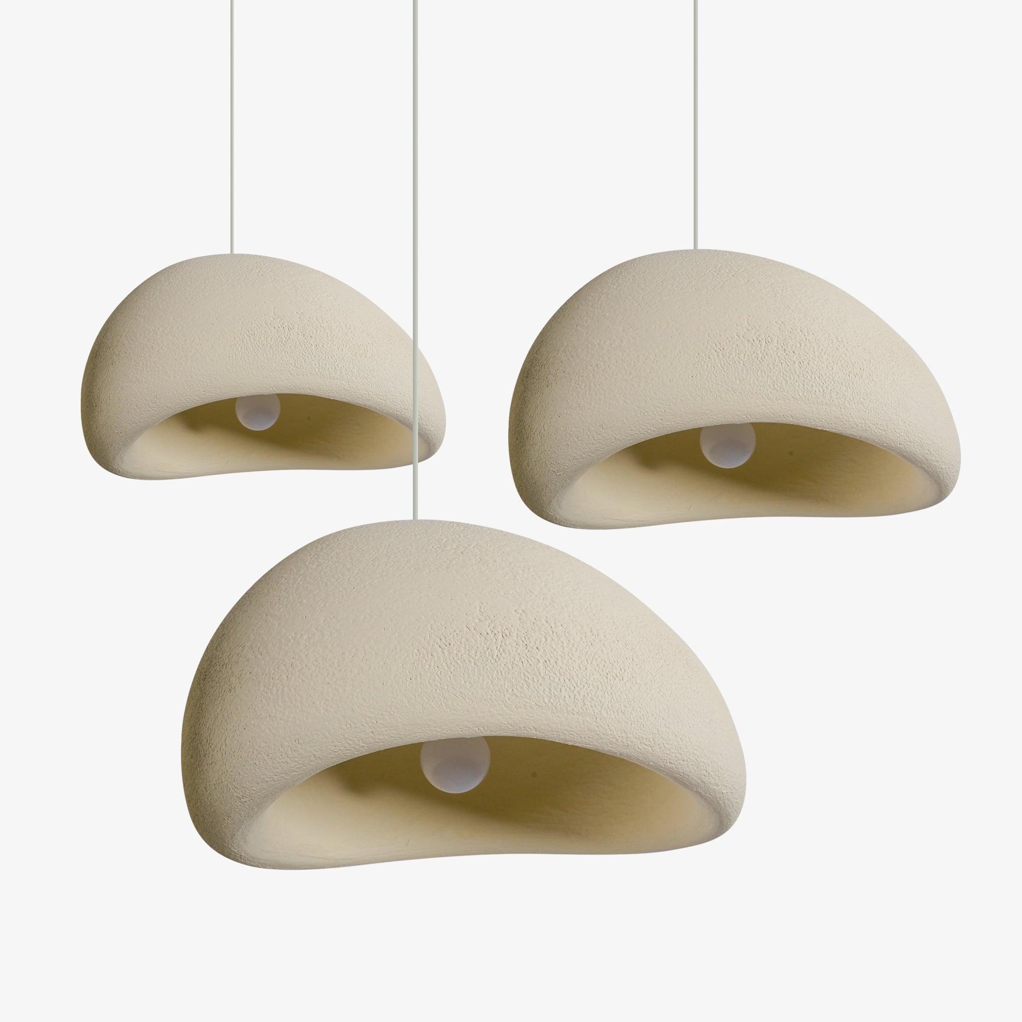 Wabi Sabi Combination B Chandelier - Modern Japanese Minimalist Pendant Light for Dining Room, Living Room & Bedroom Decor