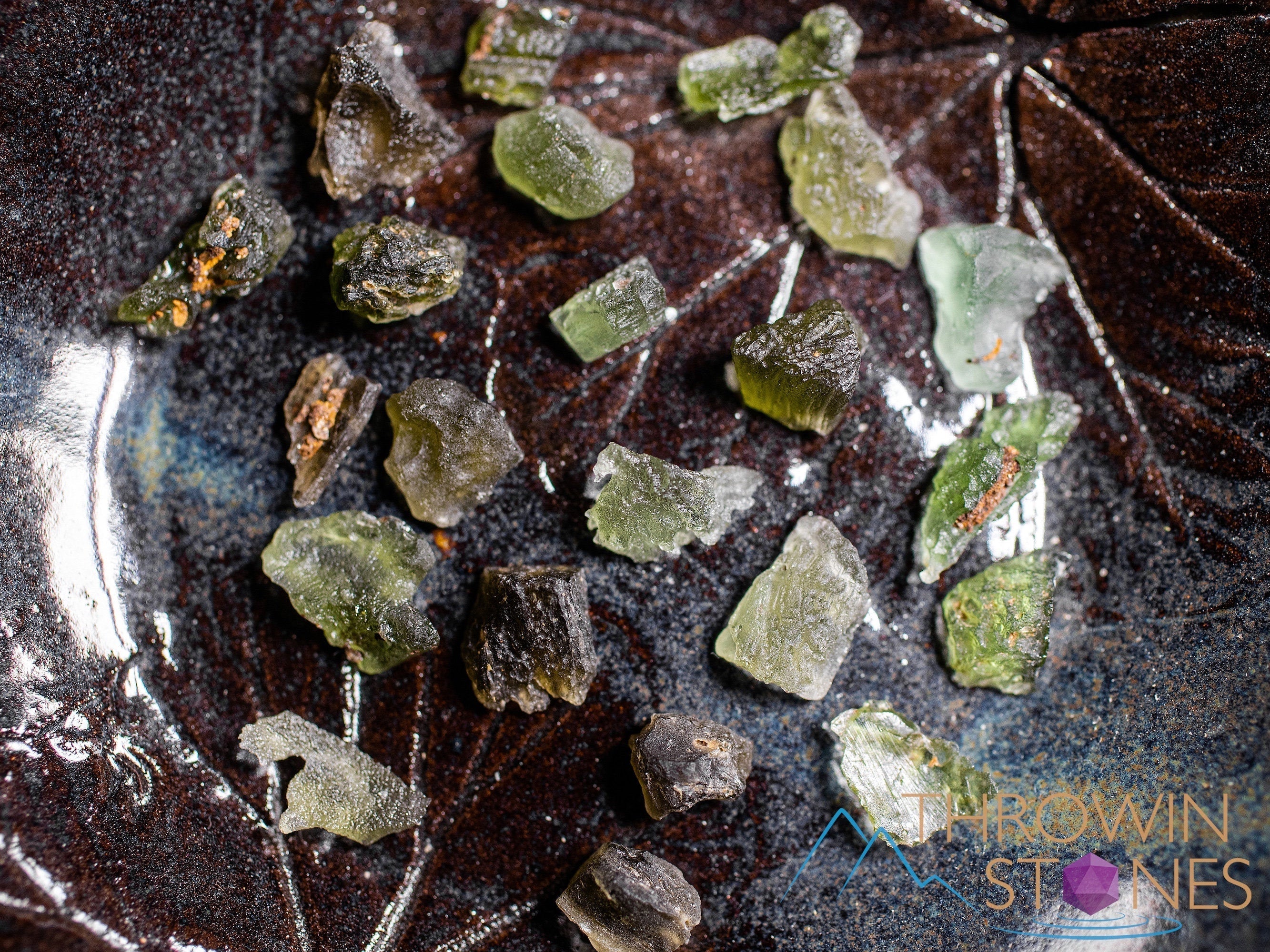 Genuine Raw Moldavite Crystal Stone - Natural Mini Moldavite Gemstone (E1849) for Jewelry Making, Meditation & Energy Healing