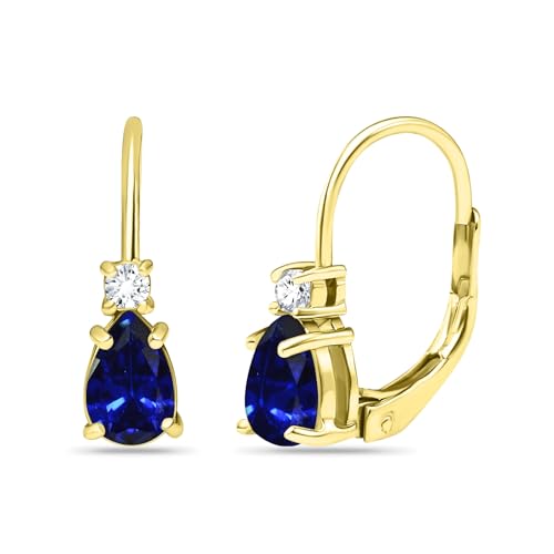 Created Sapphire - Yellow Gold