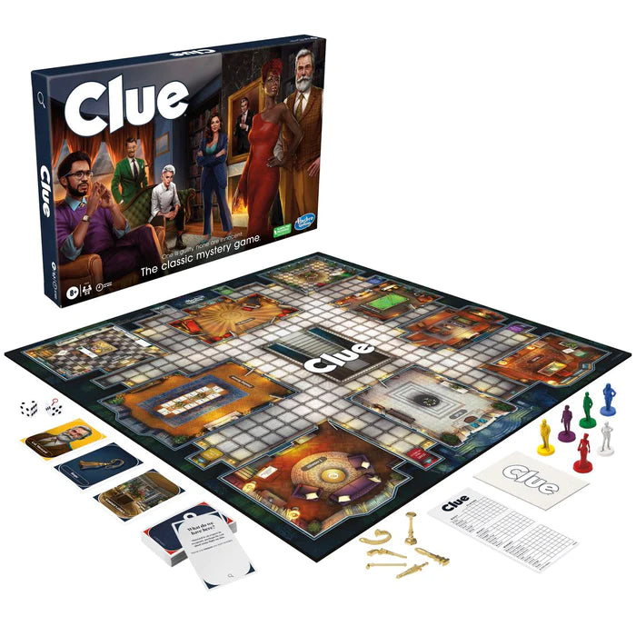 Clue - Premium Board Game for Mystery Lovers | Family Game Night & Party Fun | Solve the Murder Mystery with Friends & Family