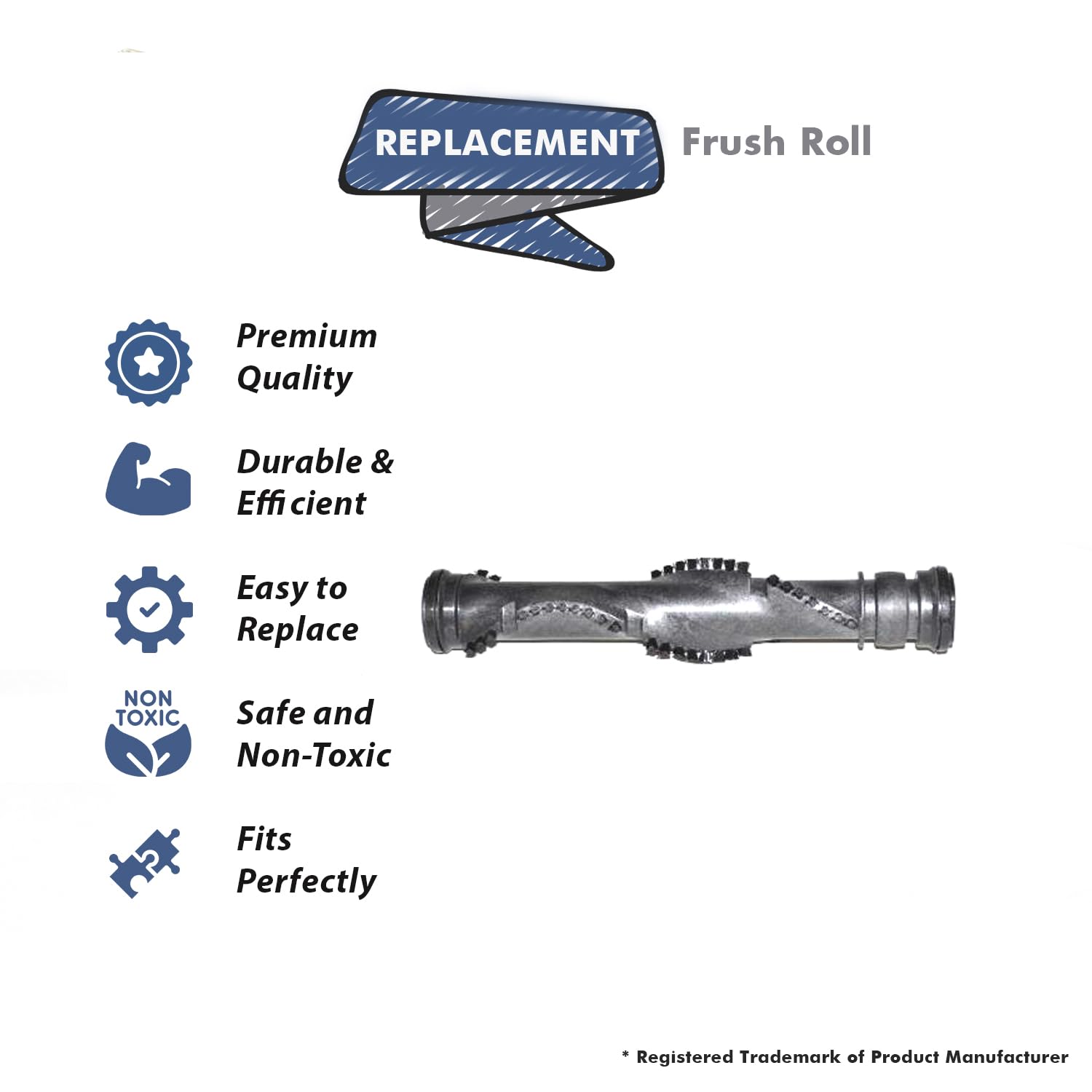Bissell Vacuum Brushroll Replacement for 1520 Series - 1606837 Compatible - Perfect for Deep Cleaning Carpets