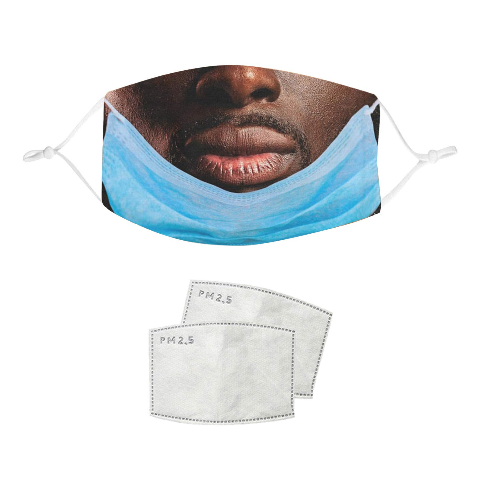 Realistic Prank Face Mask with Filters - Washable & Reusable Unisex Balaclava for Adults - Funny Printed Costume Mask for Men & Women - Perfect for Halloween, Pranks, and Cosplay