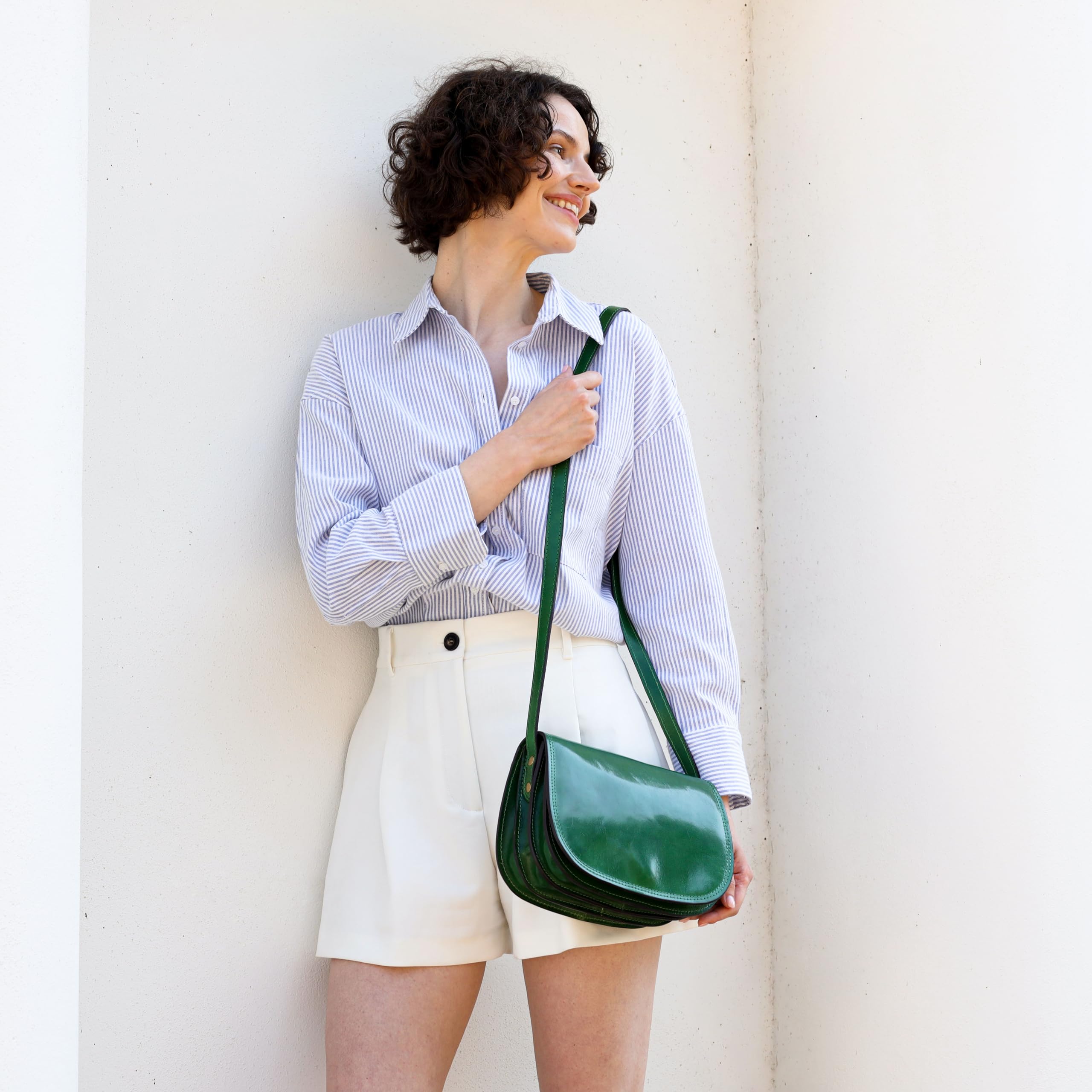 Durable Women's Leather Crossbody Shoulder Bag - Stylish Messenger Purse with Gift Box | Perfect for Work, Travel & Everyday Use
