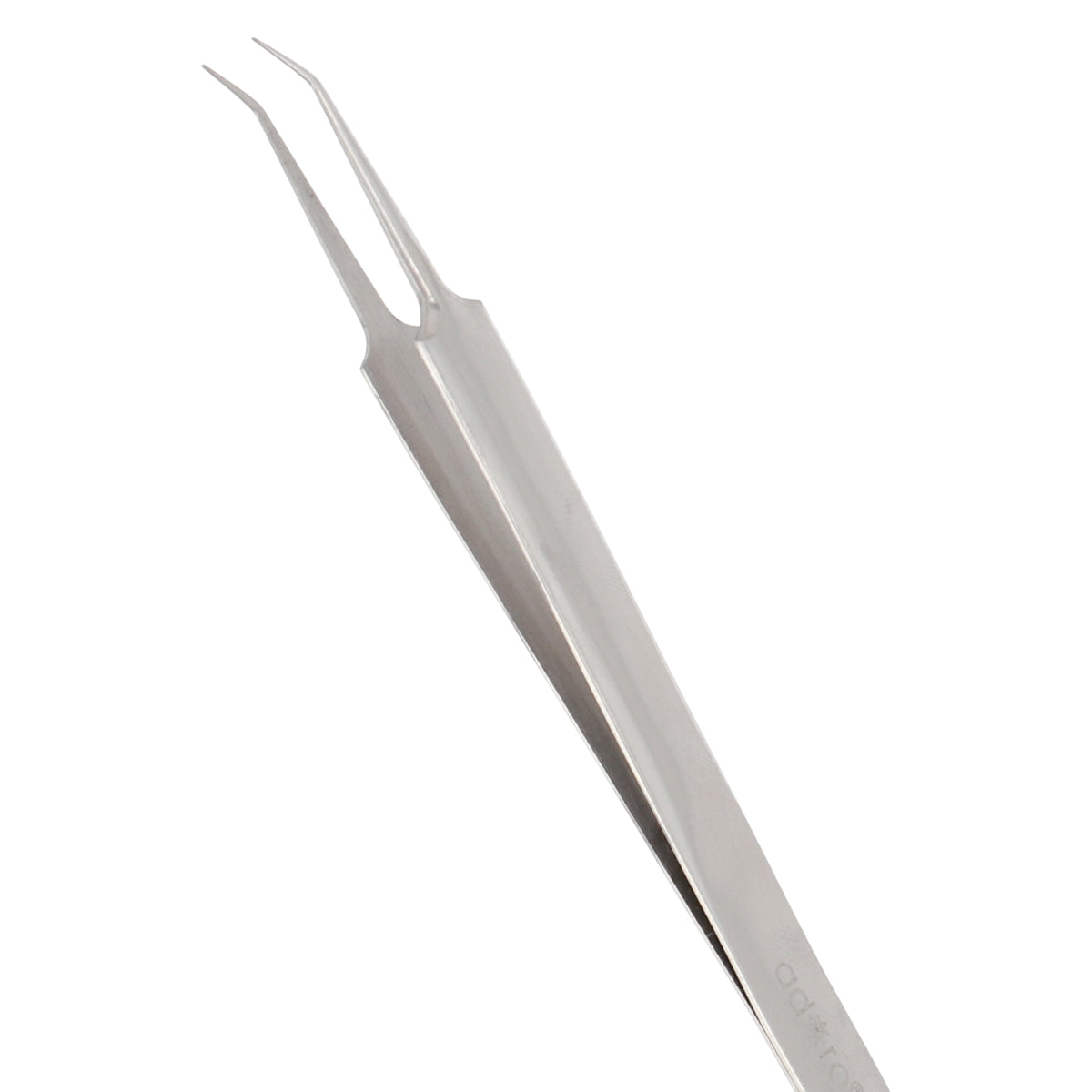 Precision Bent Tweezer - Professional Stainless Steel Tweezers for Electronics, Jewelry & Crafts - Perfect for Eyebrow Plucking, Splinter Removal & DIY Projects