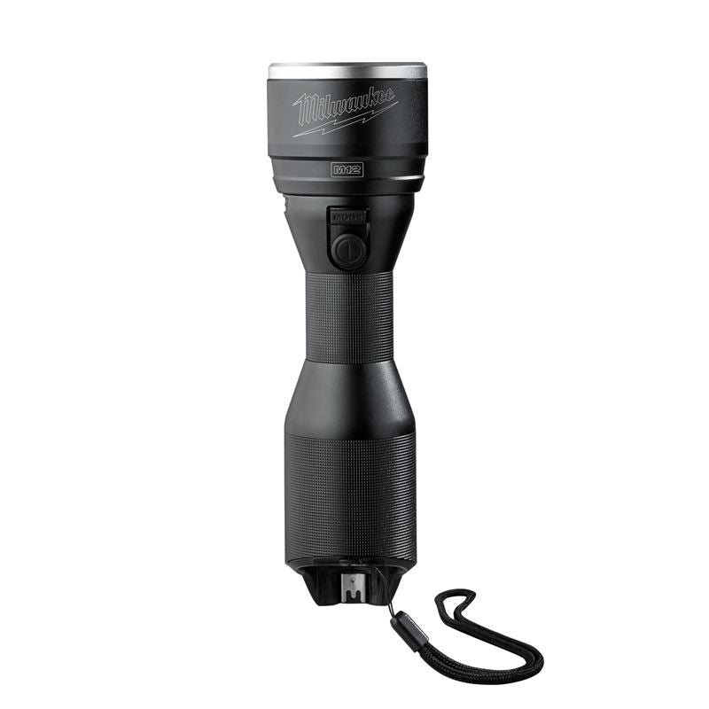 2355 20 M12 12V Lithium-Ion Cordless LED Metal Flashlight (Tool Only) - Perfect for Construction, Camping & Emergency Lighting
