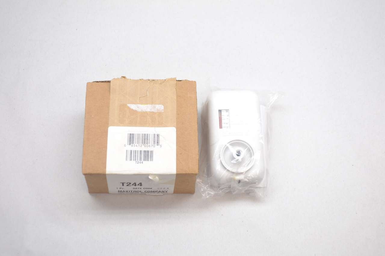 Maxitrol T244 Selectrastat Wall Mount Thermostat - 55-90°F Temperature Range for Home & Office HVAC Control