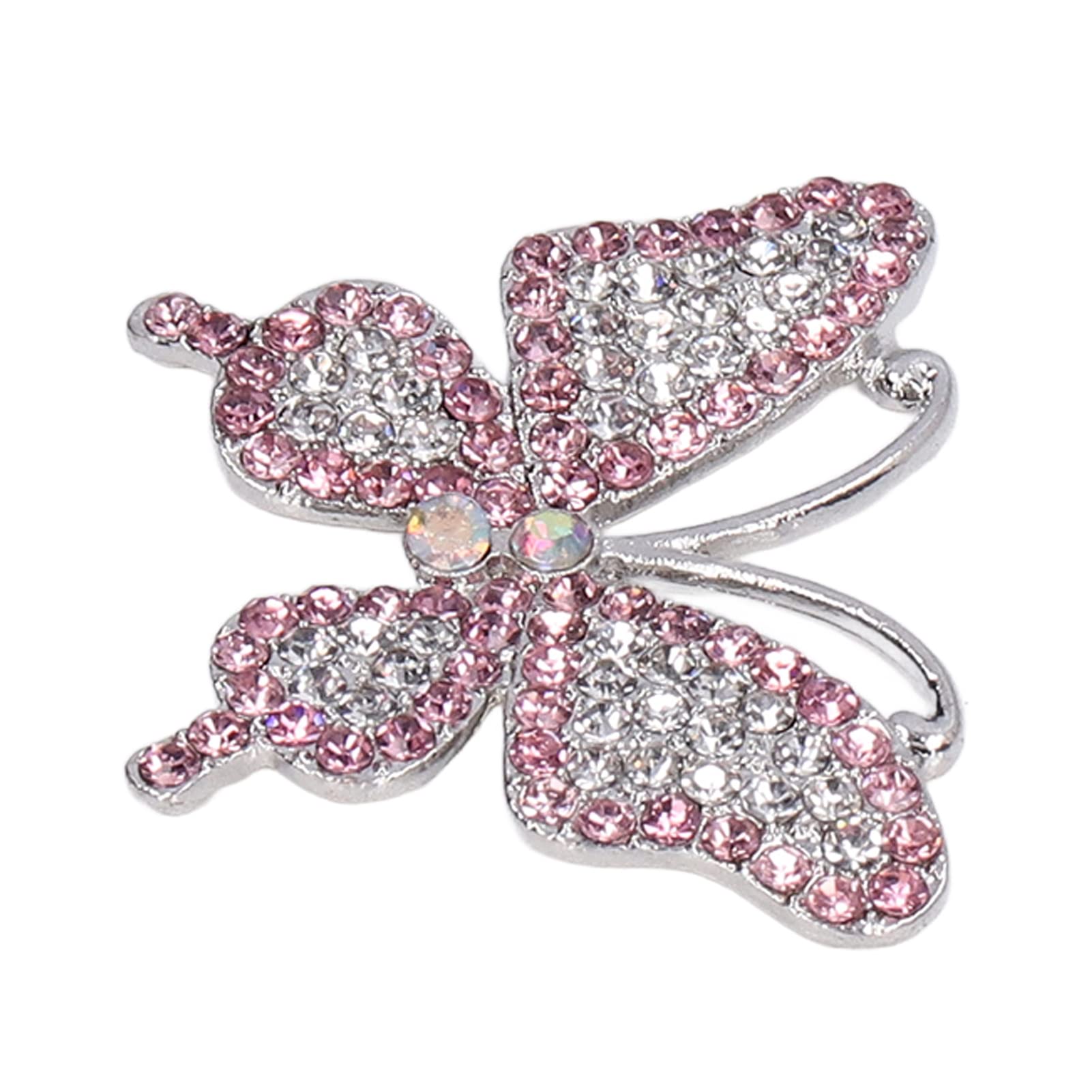 5PCS DIY Butterfly Brooch Pins - Elegant Pink Butterfly Dress Accessories for Suits, Sweaters & DIY Phone Cases | Perfect for Weddings, Parties & Fashion Outfits