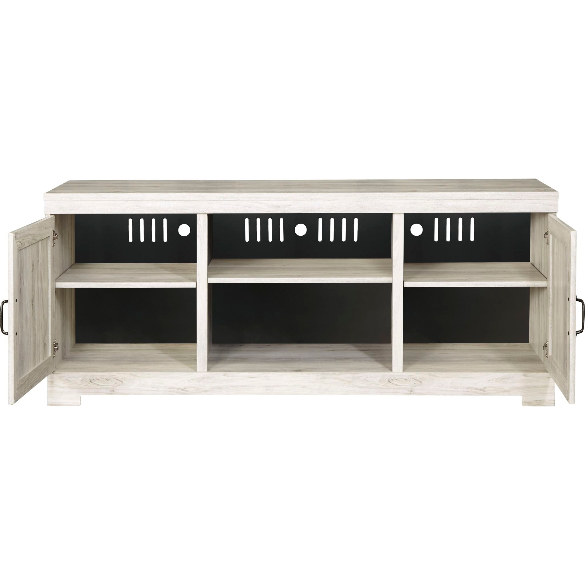 Bellaby 5-Piece Entertainment Unit TV Stand Set - Modern Whitewash Finish for Living Room, Home Theater & Media Storage