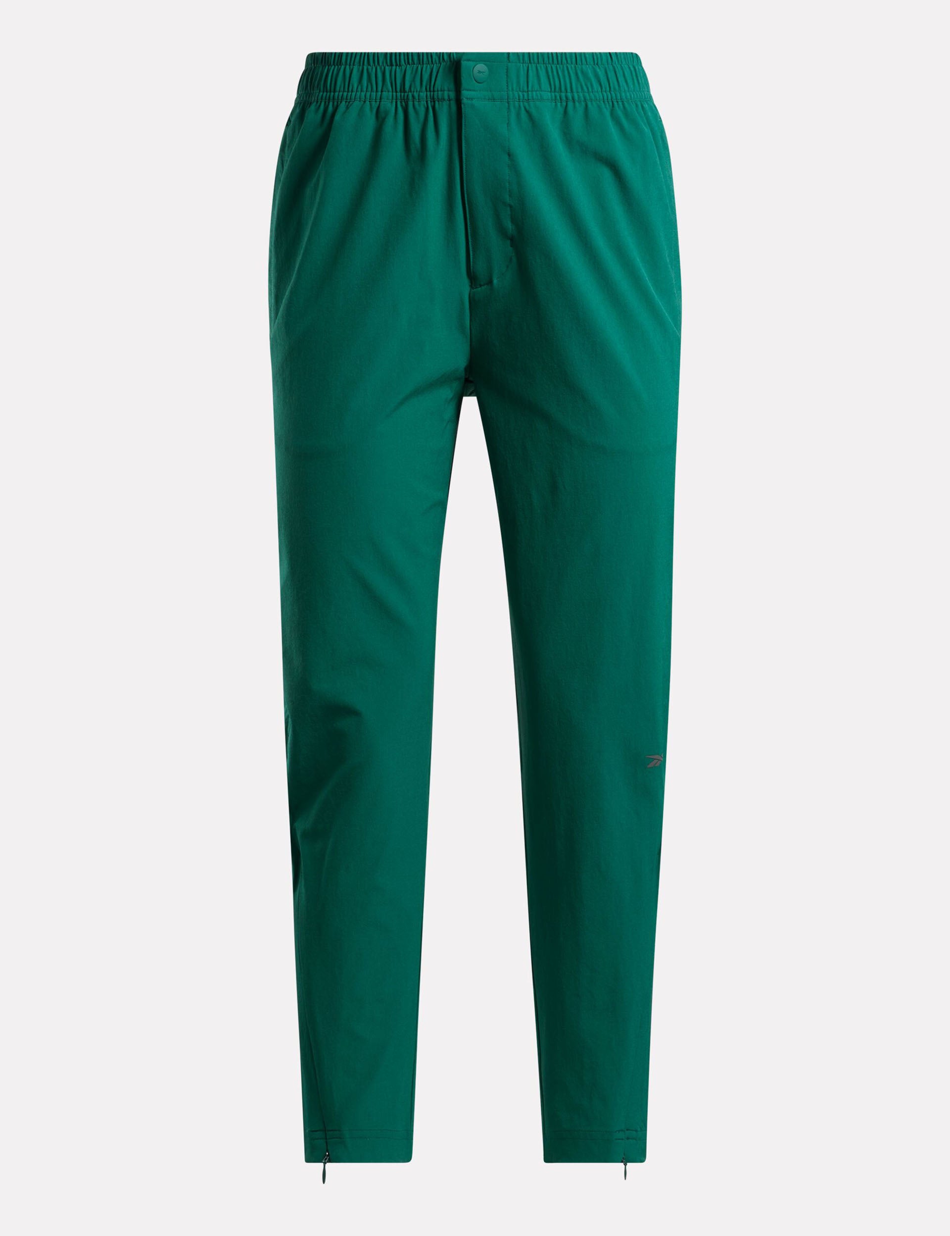 Active Collective Skystretch Woven Pant - Comfortable Stretch Yoga Pants for Women, High Waist Athletic Trousers in Collegiate Green - Perfect for Yoga, Gym & Casual Wear