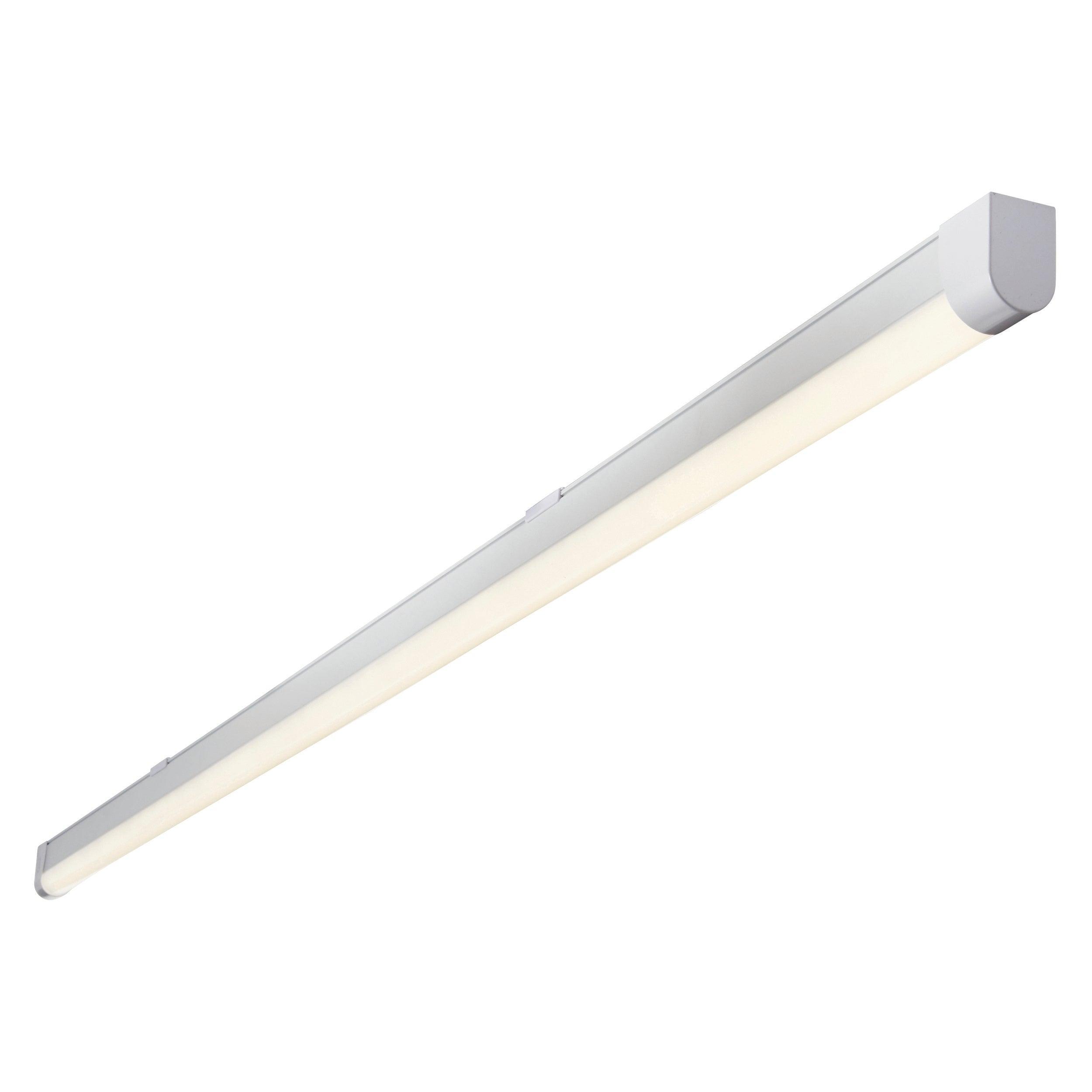 Ecolinear 4FT LED Batten Light 18W Cool White - Energy Efficient Shop Lighting for Garages, Warehouses & Basements