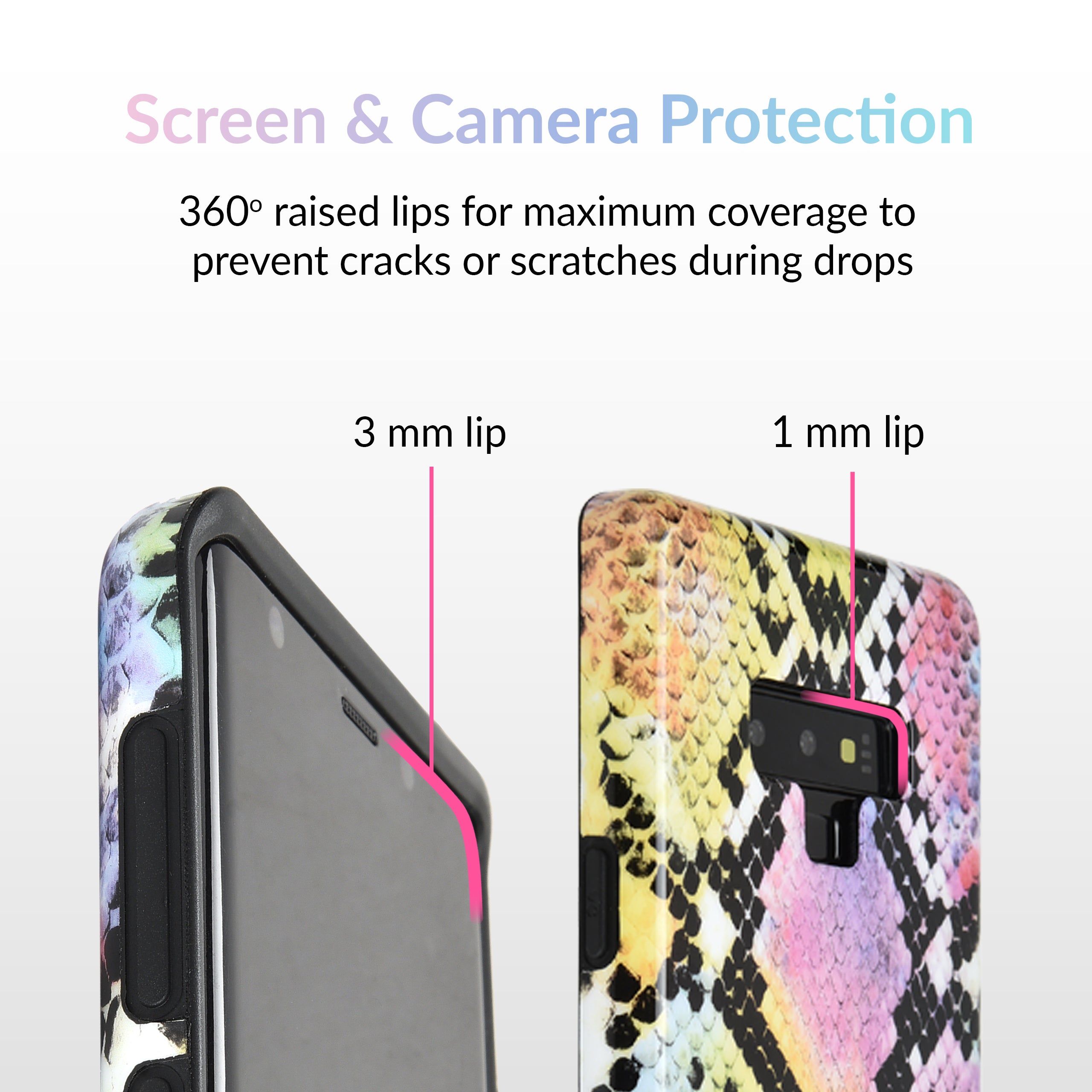 Snakeskin Pattern Neon Samsung Galaxy Phone Case - Stylish Protective Cover for Galaxy S21/S22/S23 - Perfect for Nightlife, Parties & Fashion Statements