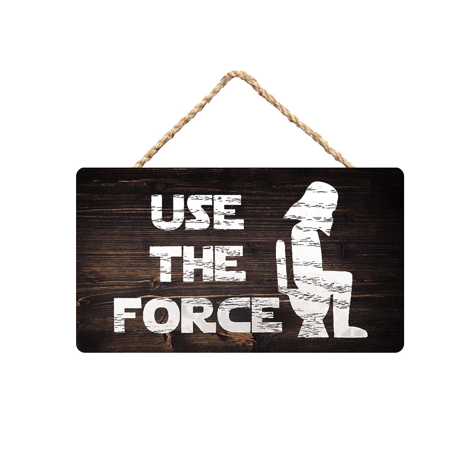 Funny Storm Pooper Wood Sign - Bathroom Decor for Home & Office (15x30cm)