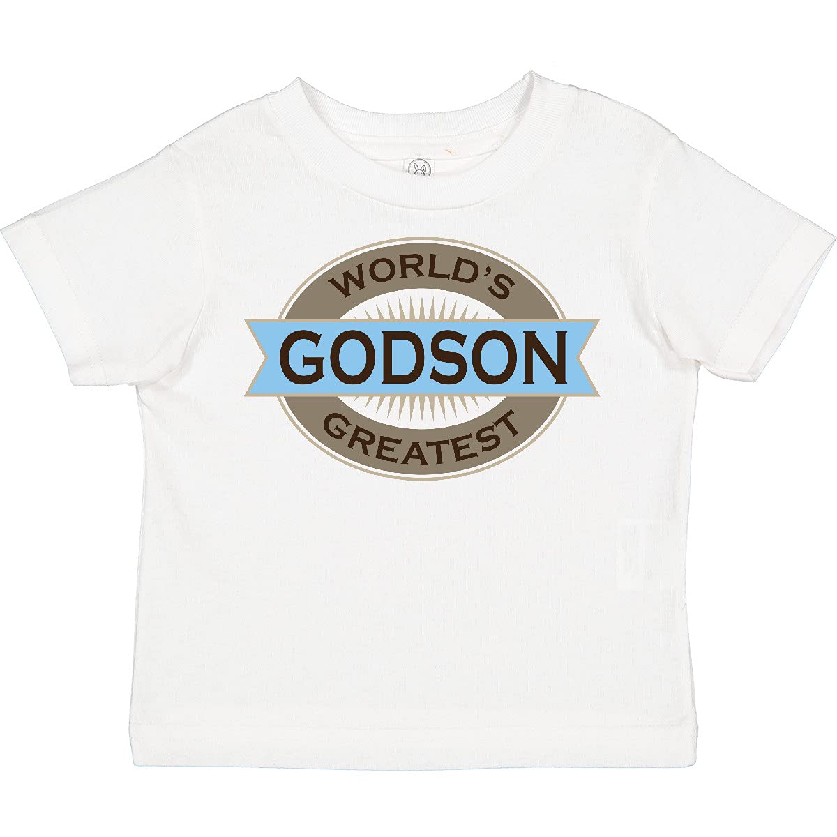 Inktastic Godson (World's Greatest) Toddler T-Shirt - Cute & Comfortable Cotton Tee for Boys & Girls | Perfect for Birthdays, Holidays & Family Photos
