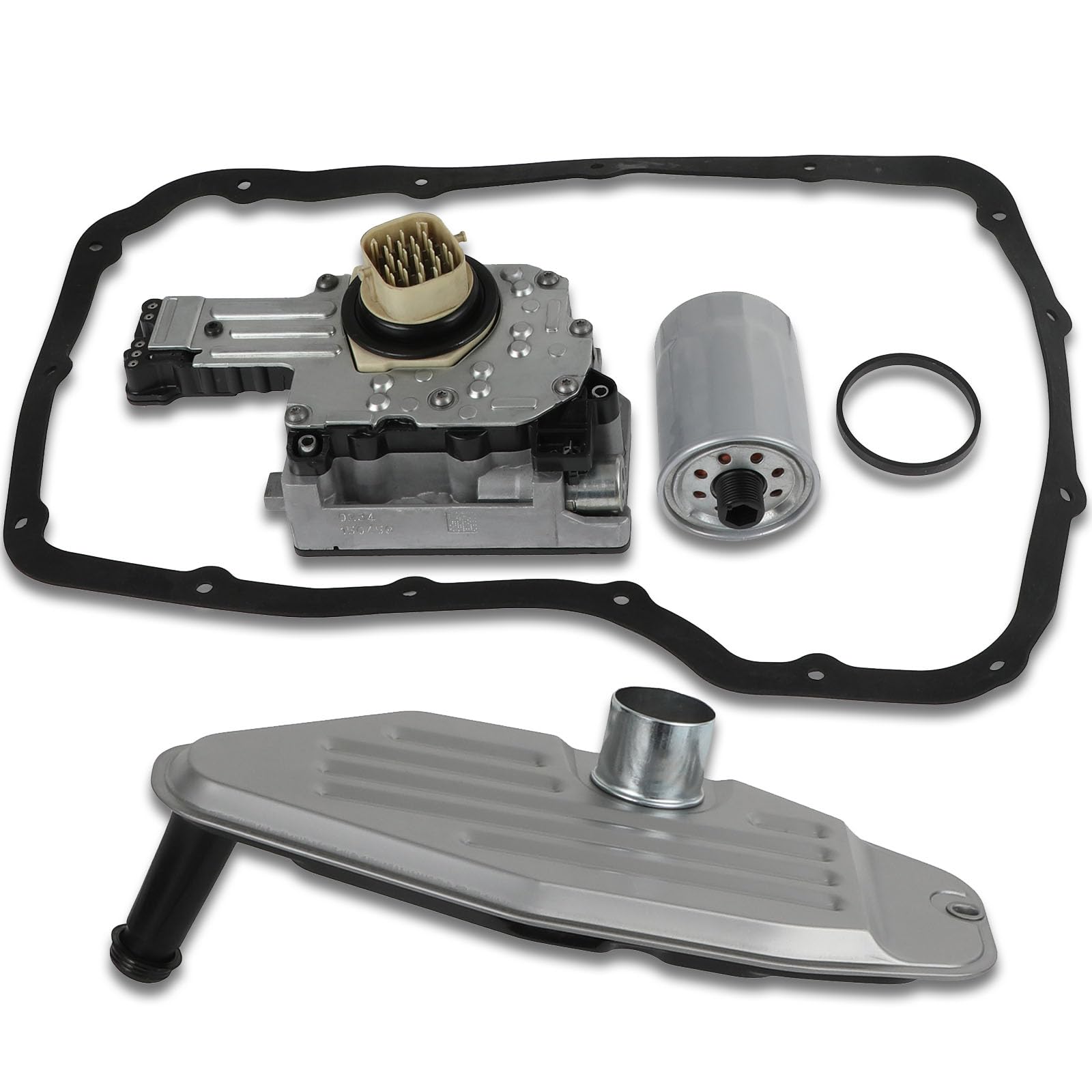SCITOO Transmission Shift Solenoid Filter Kit Compatible with Dodge Dakota Durango Ram 1500/2500/3500 & Jeep Commander Grand Cherokee Liberty 1999-2011 - Replaces 52119435AF - Perfect for Transmission Maintenance & Repair