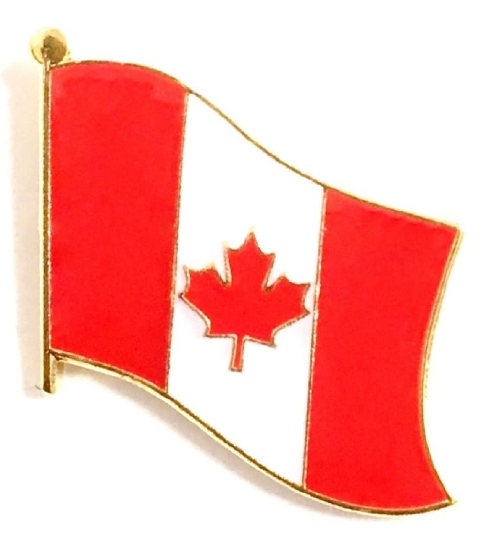 100pcs Canada World Flag Pins - Bulk Wholesale Canadian Maple Leaf Lapel Pins, Small Enamel Tie & Hat Badges for Collectors, Events & Patriotic Gifts (Mini Size) - Perfect for Olympics, Travel Souvenirs & National Pride Accessories