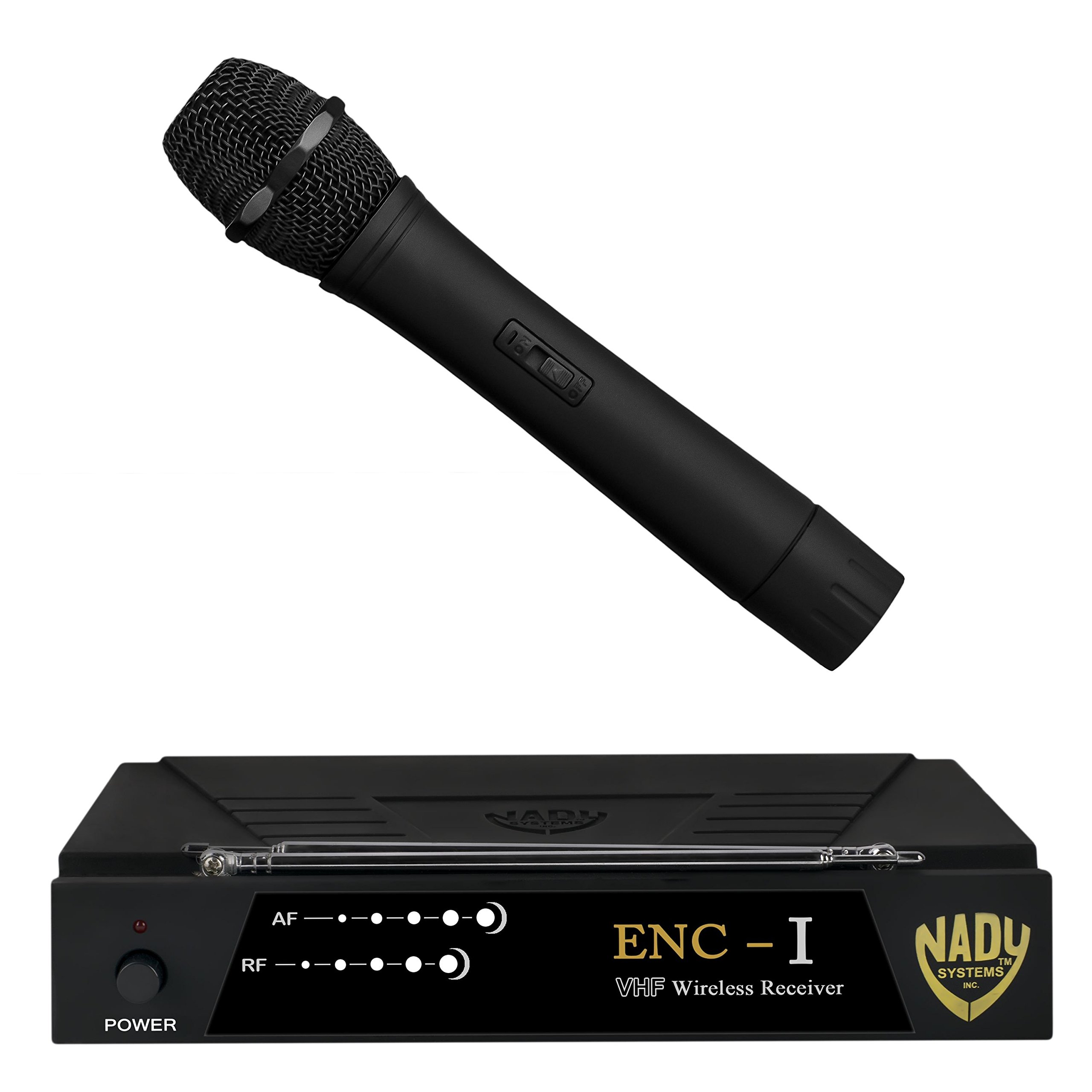 Nady ENC I Wireless Handheld Microphone System with Transmitter - Professional Karaoke, Live Performance & Public Speaking Microphone for Singers, Speakers & Presenters
