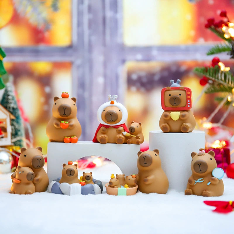 Cute Capybara Series Blind Box Collectible Figures - Surprise Mystery Toy for Kids & Adults - Perfect for Gifts, Party Favors, and Home Decor